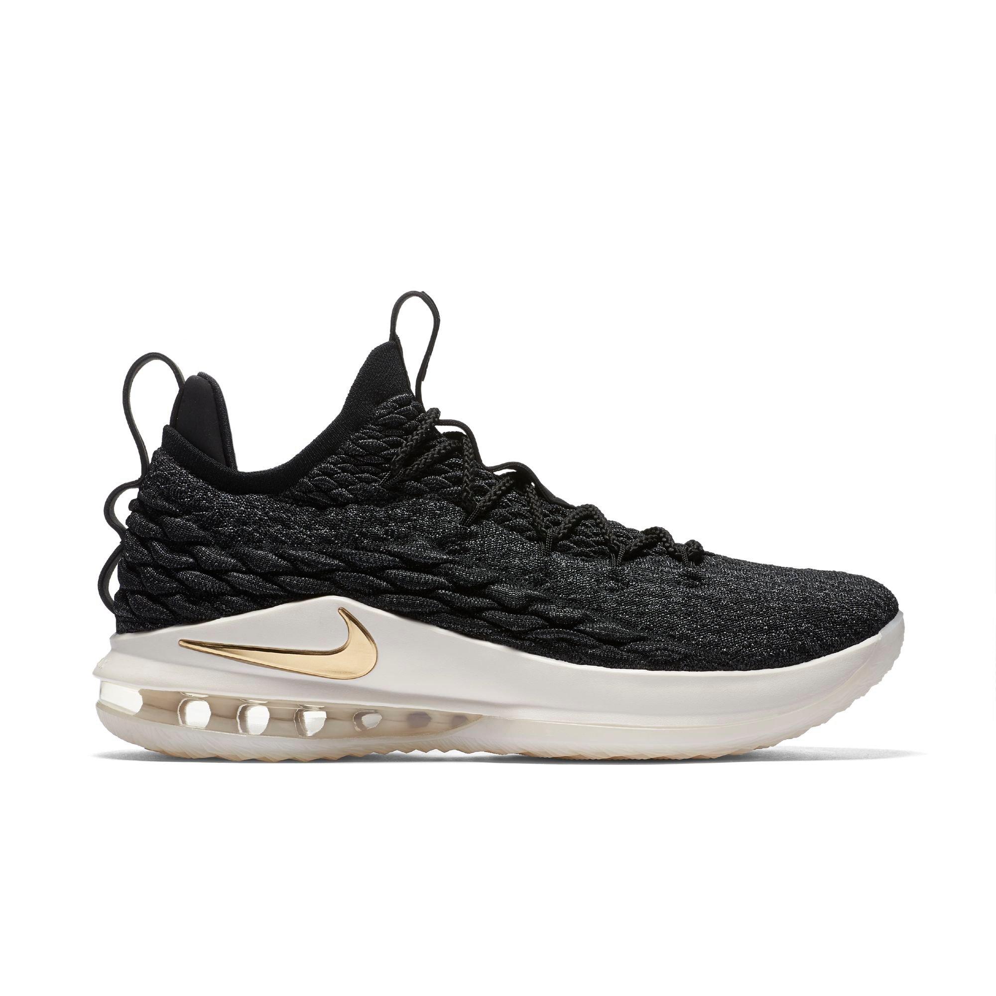 black and gold lebron 15 low