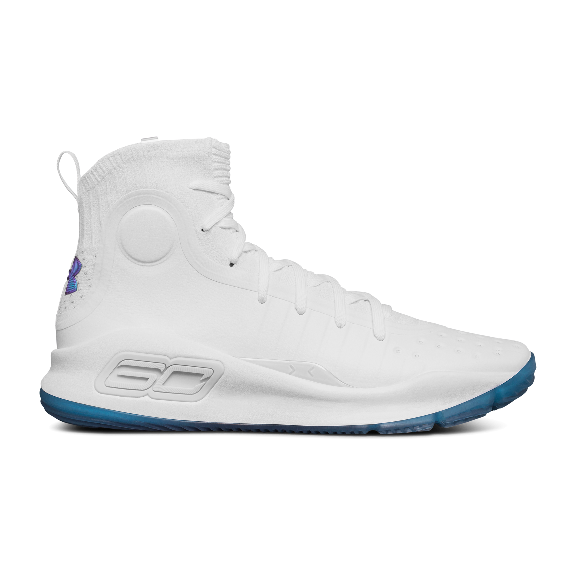 curry 4 high top white