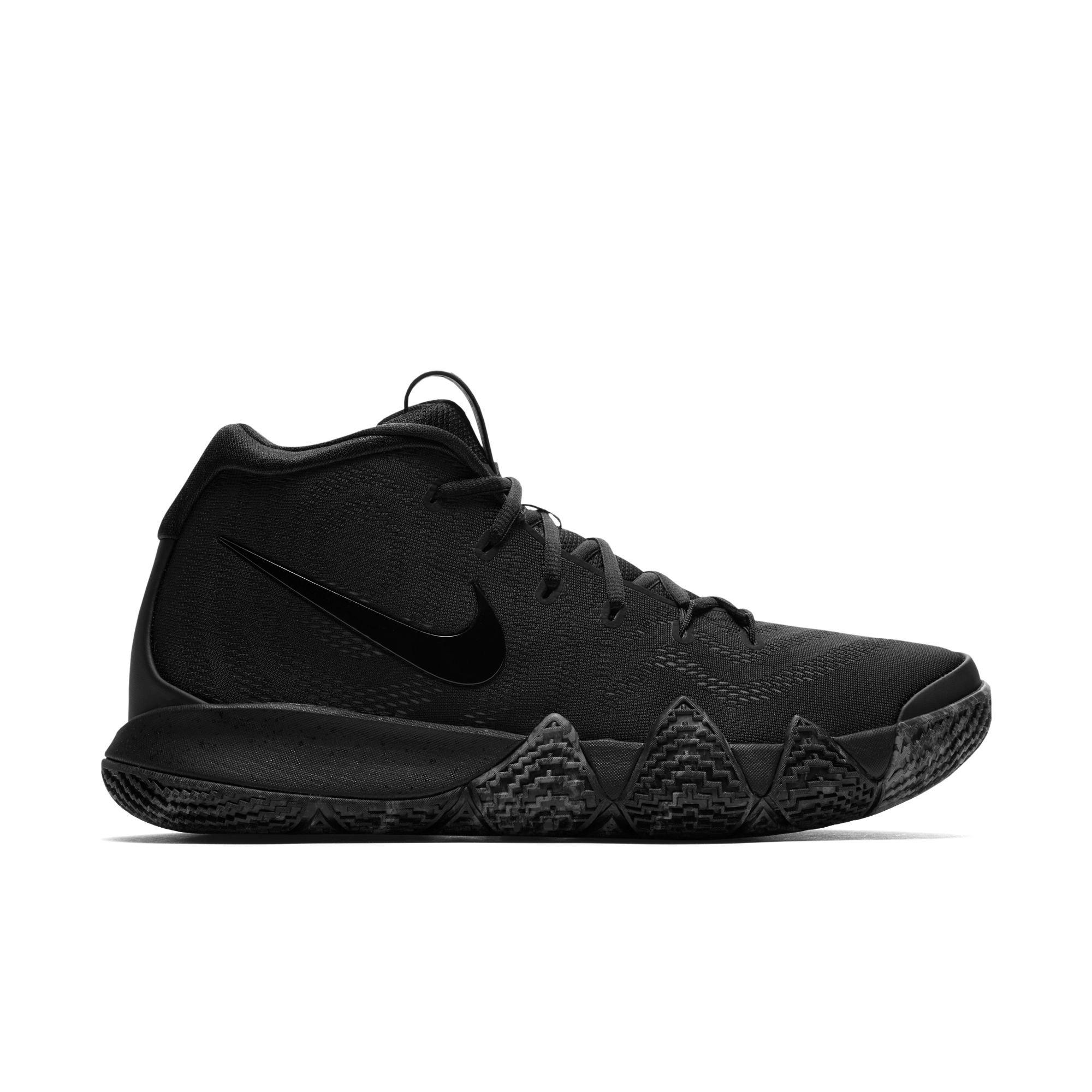 all black kyrie 4s