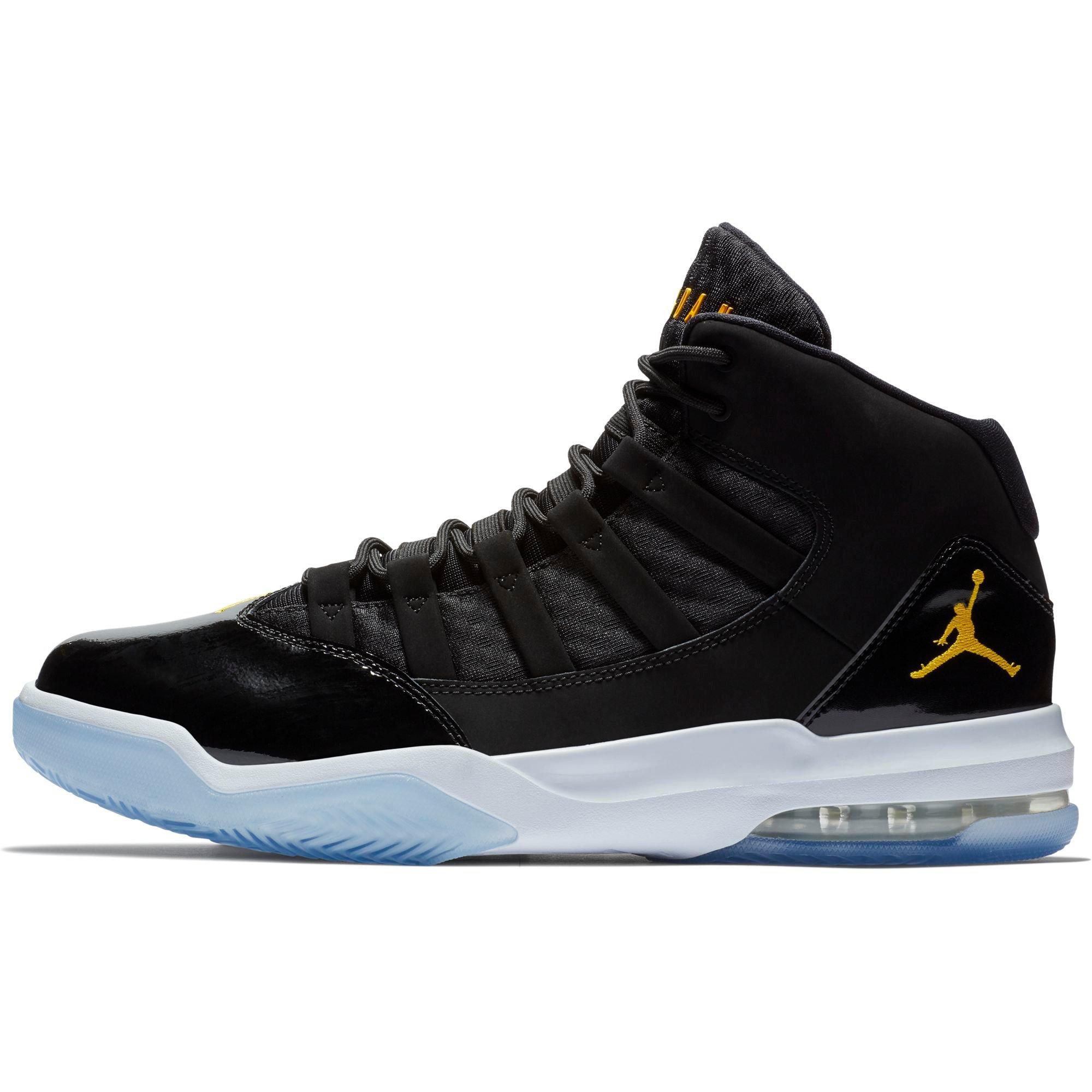 jordan max aura black and gold