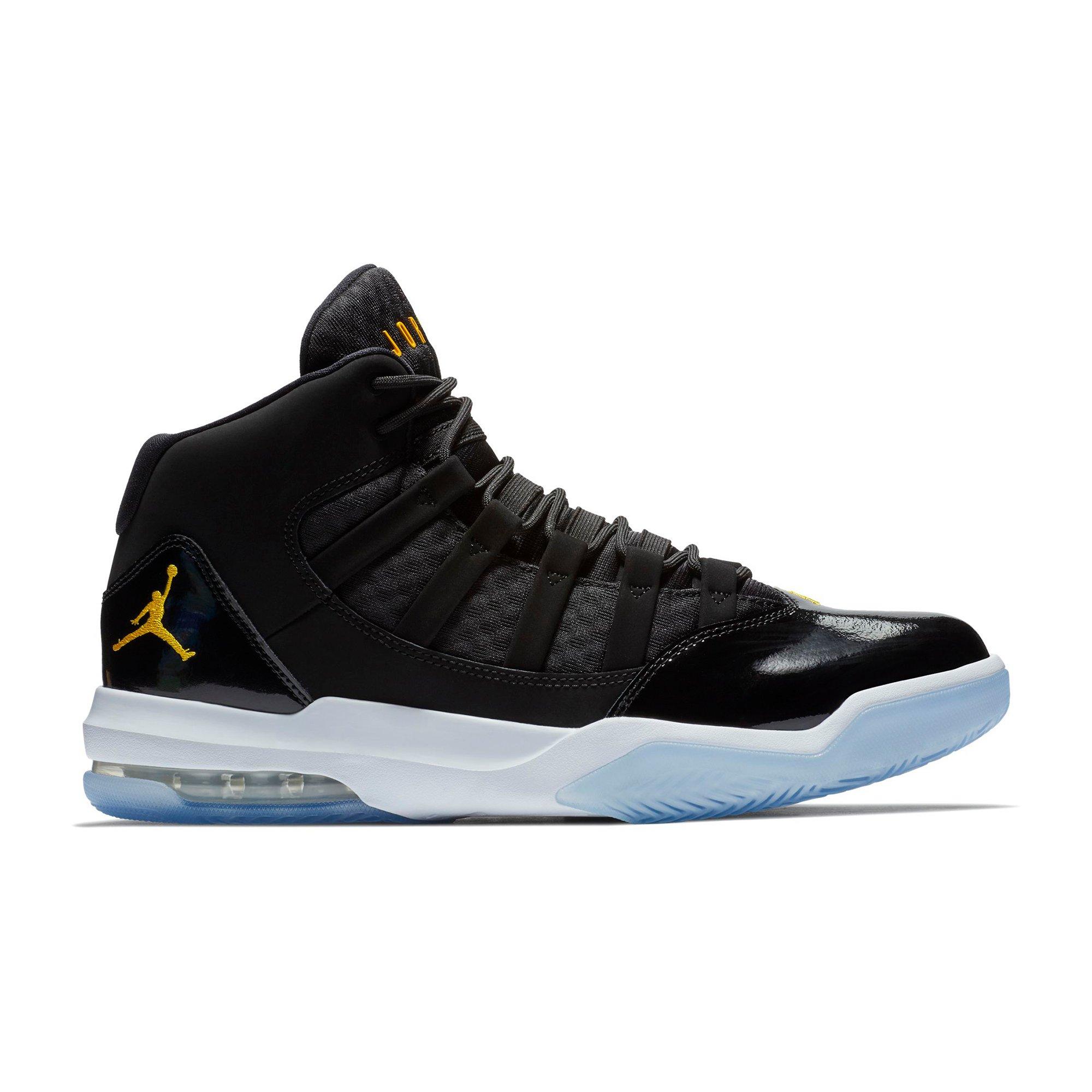 jordan max aura black gold