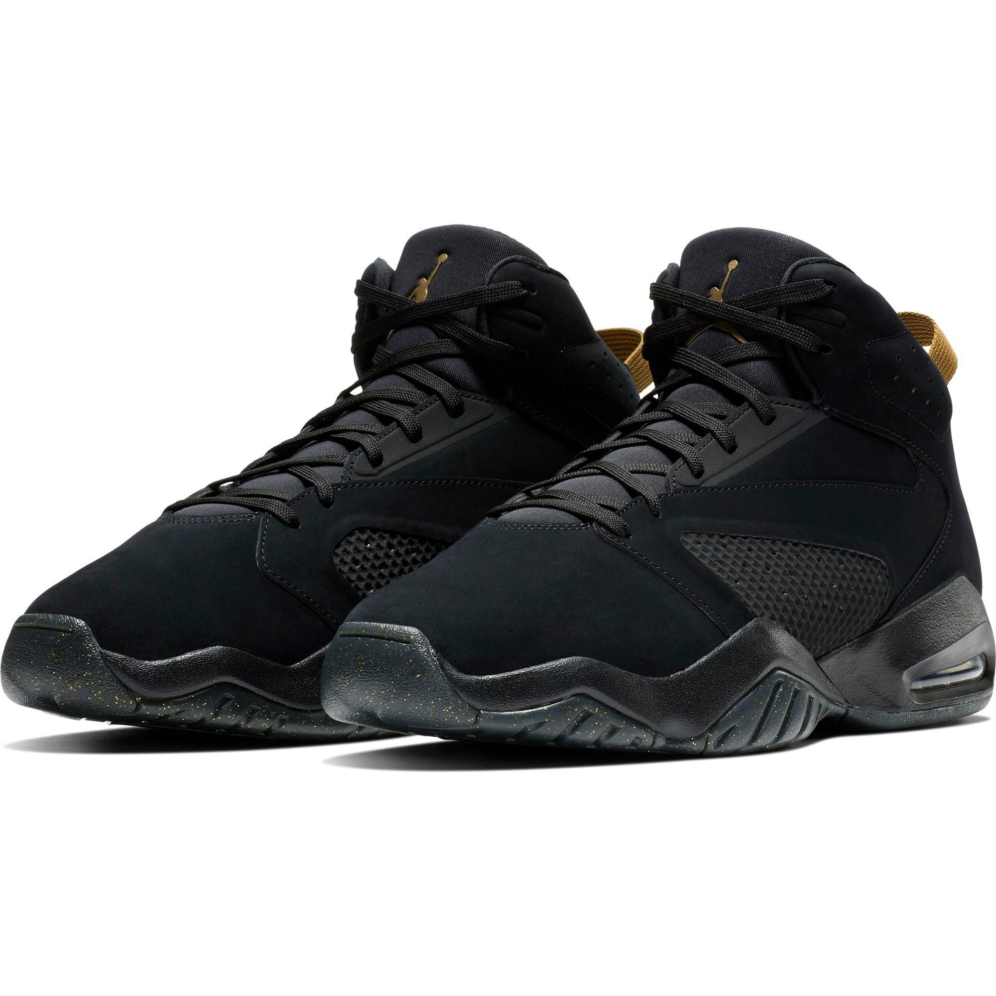 black and gold jordans hibbett sports