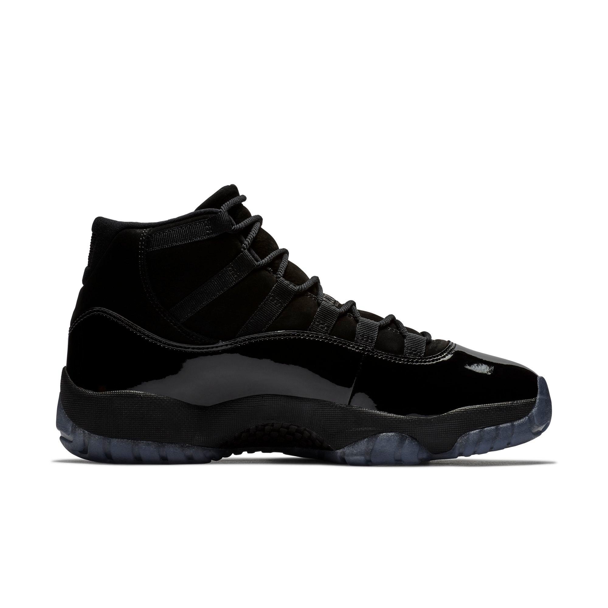 all black 11s cap and gown