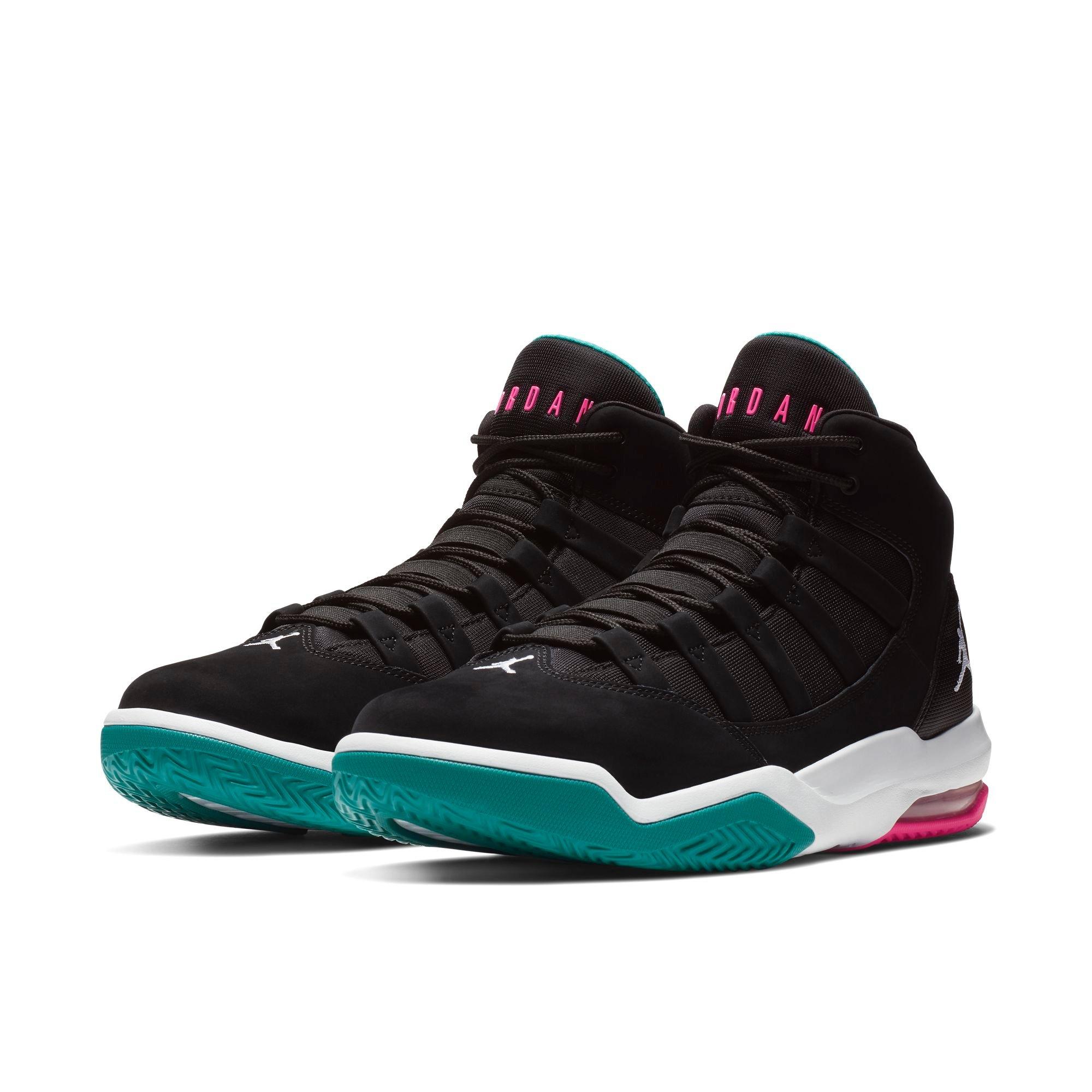 jordan max aura pink and black