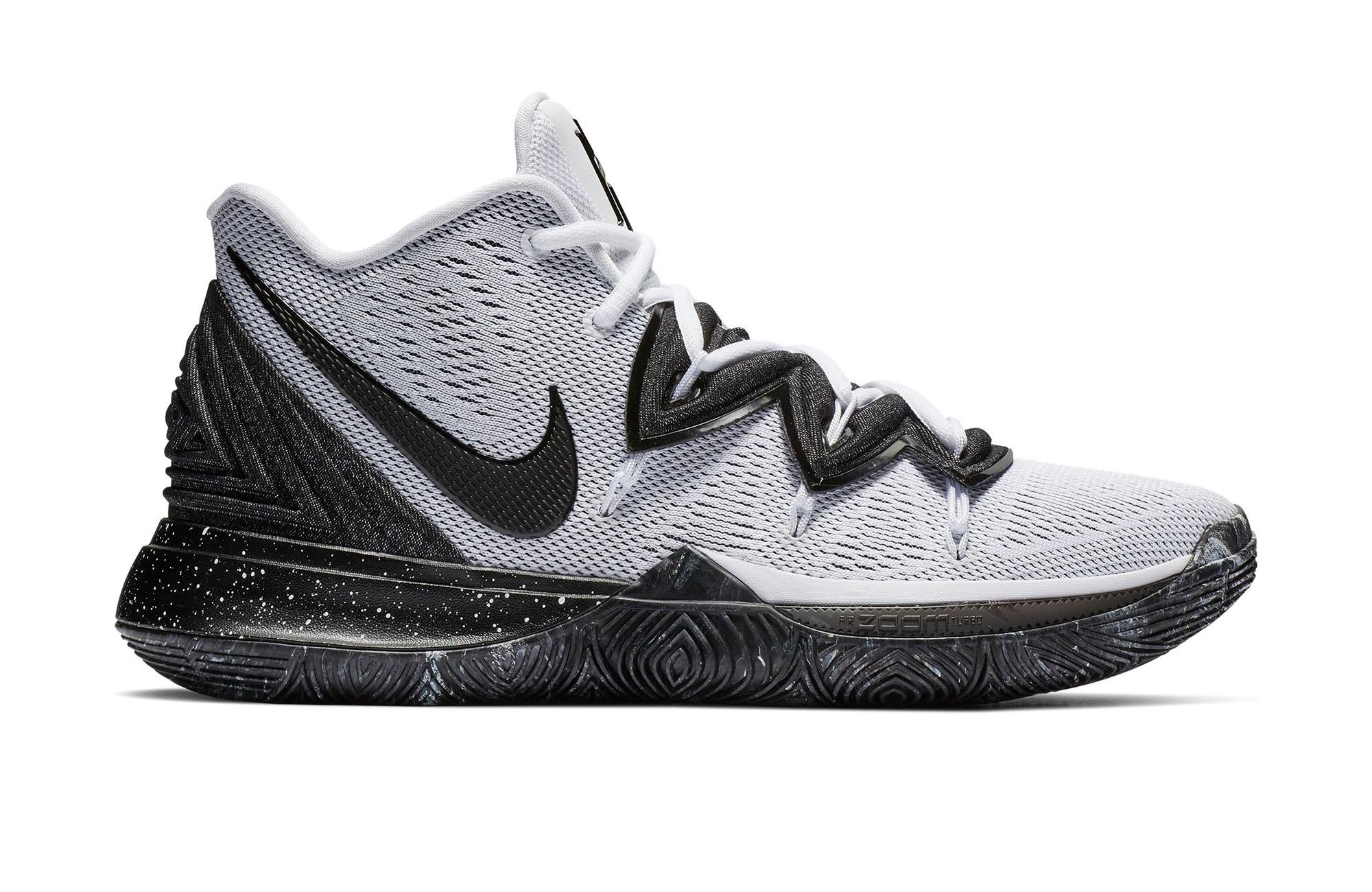 Sneakers Release Nike Kyrie 5 Platinum Grey Basketball Shoes