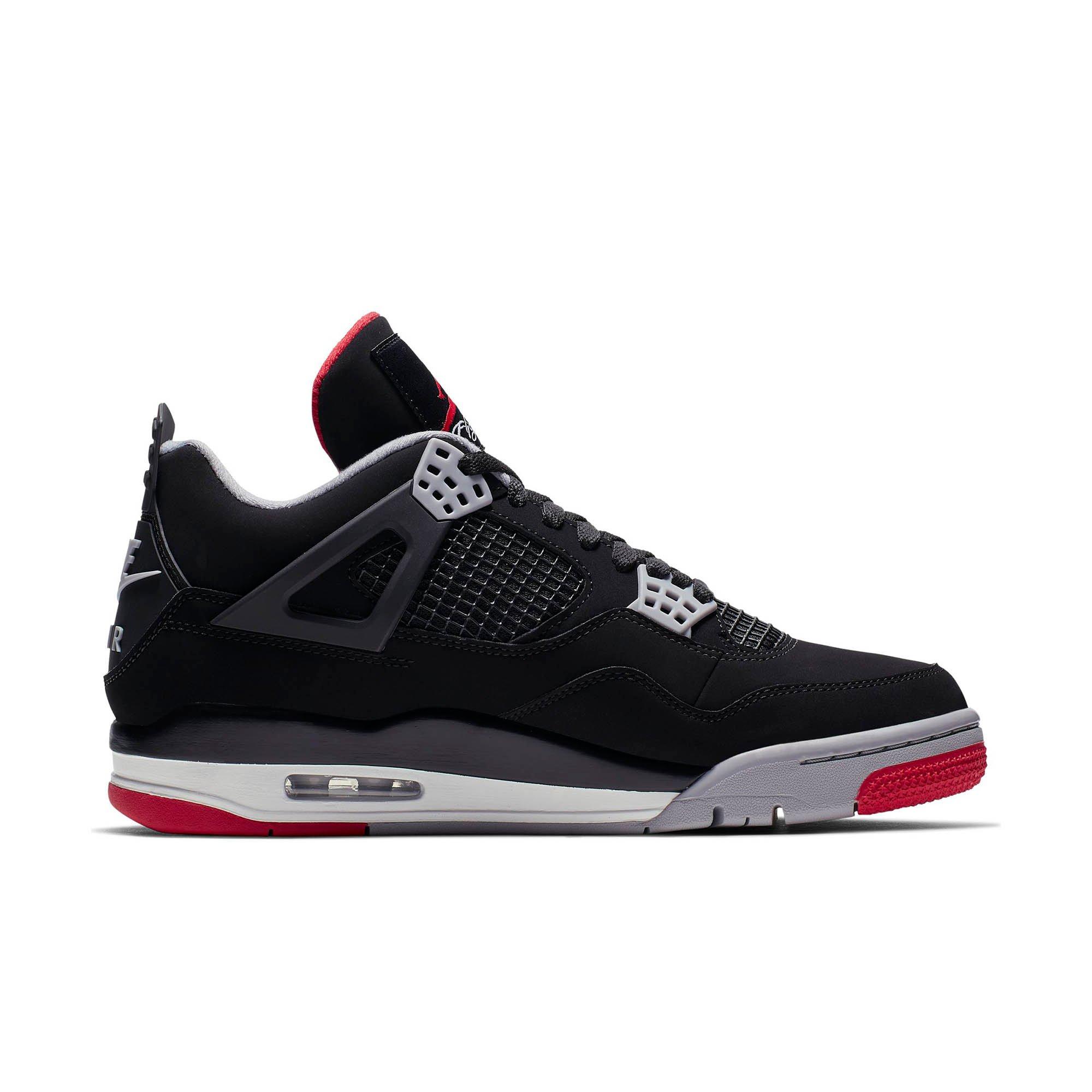 black fire red jordan 4