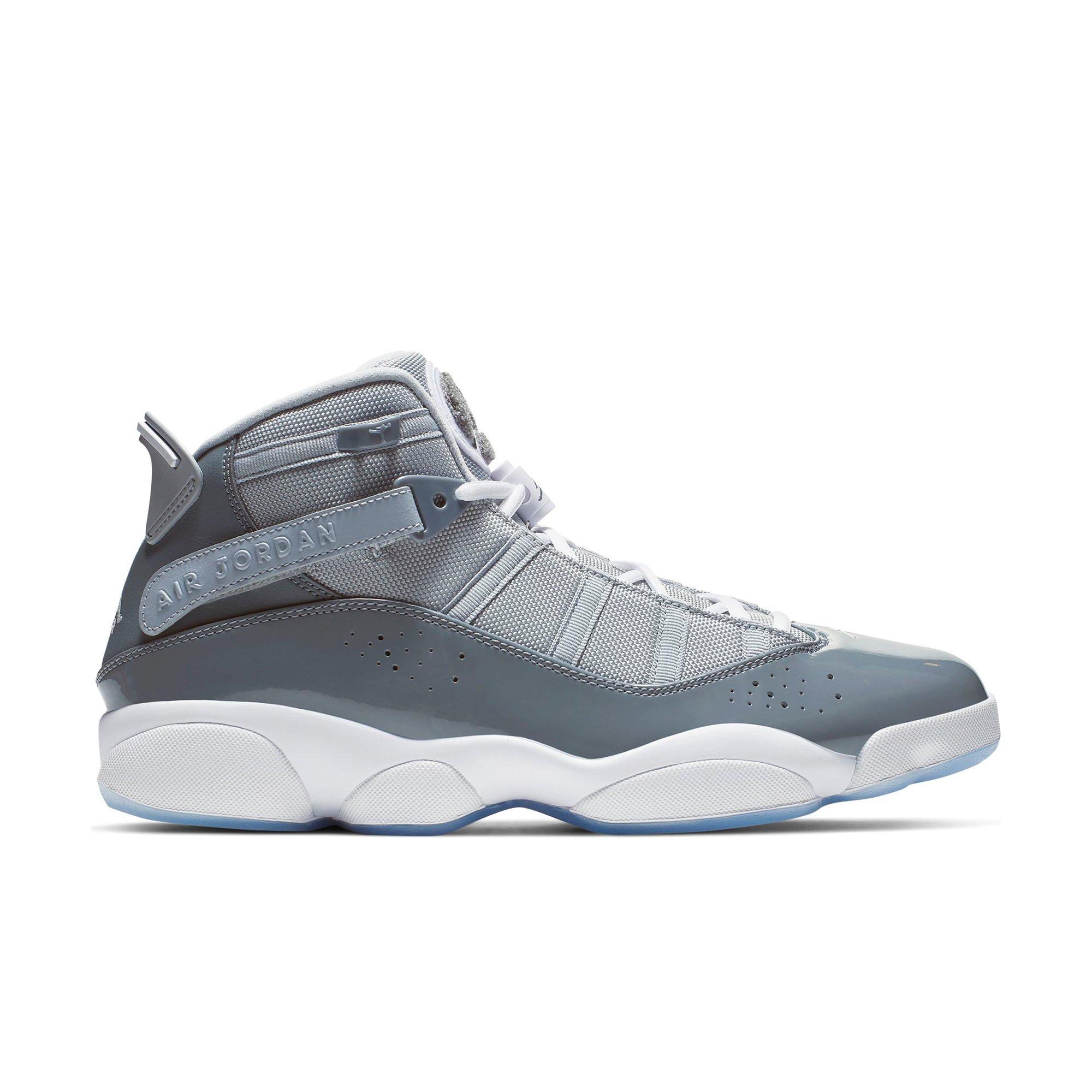 grey 6 ring jordans