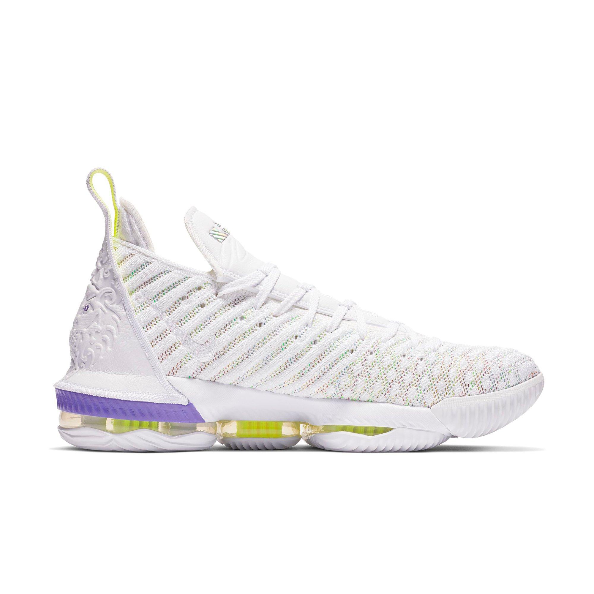 lebron 16 white and purple