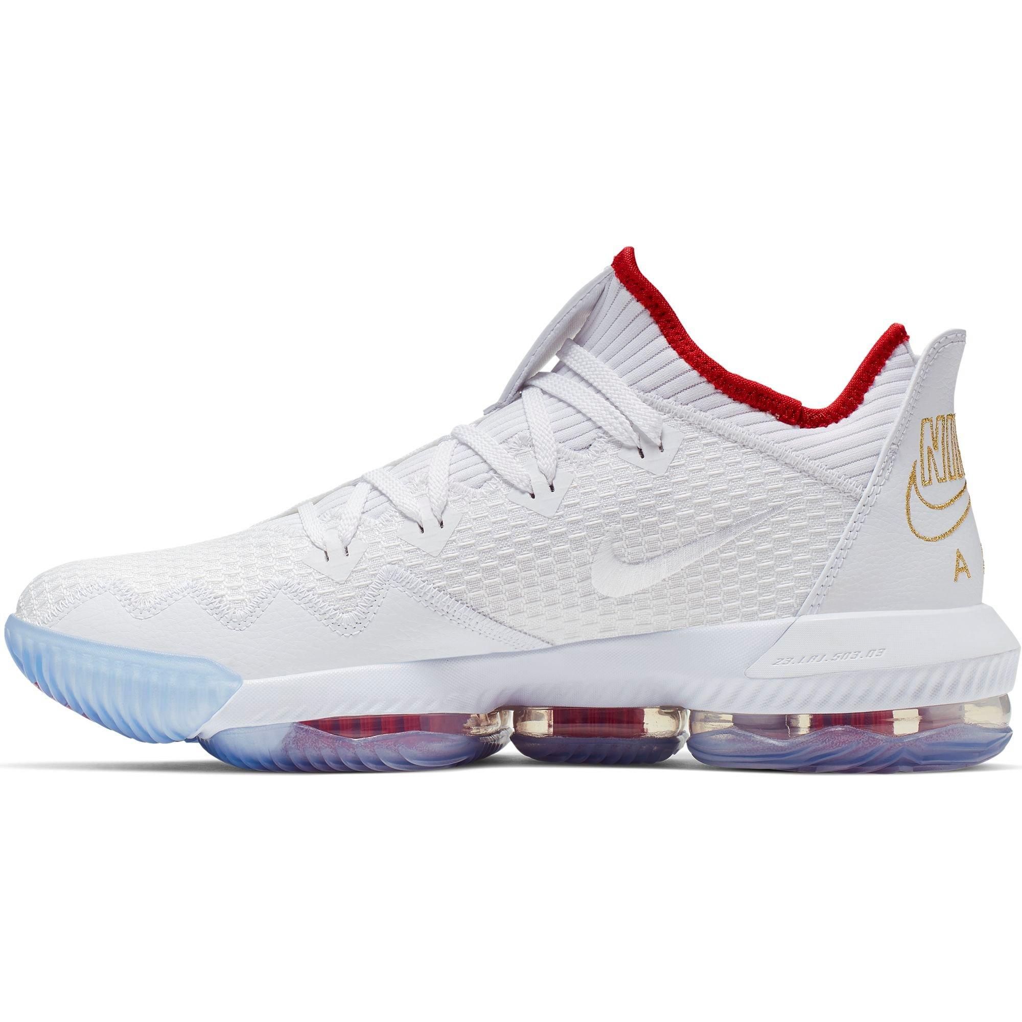 nike lebron white gold