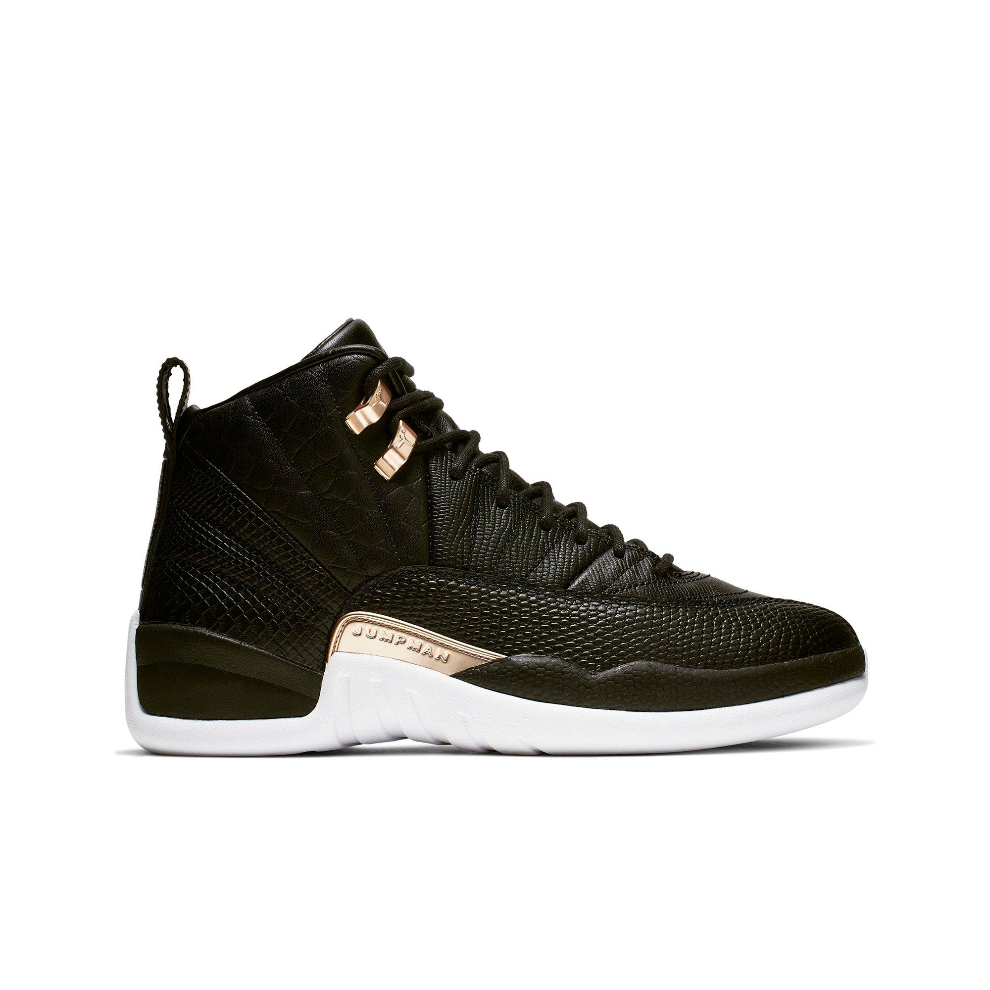 jordan 12 black womens