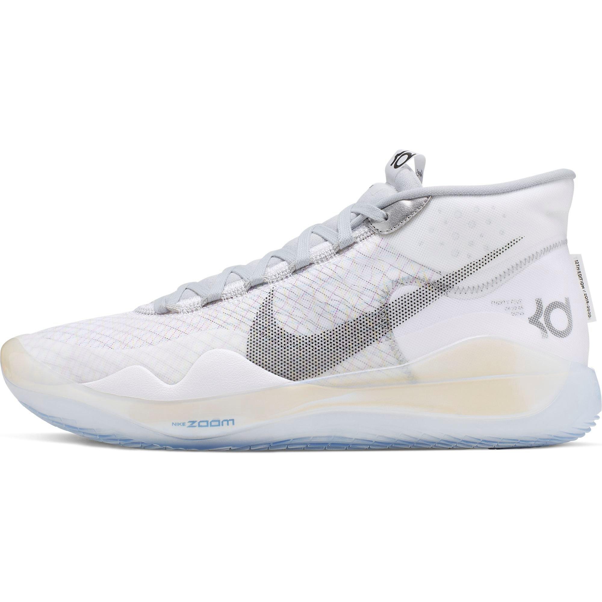 all white kd basketball shoes