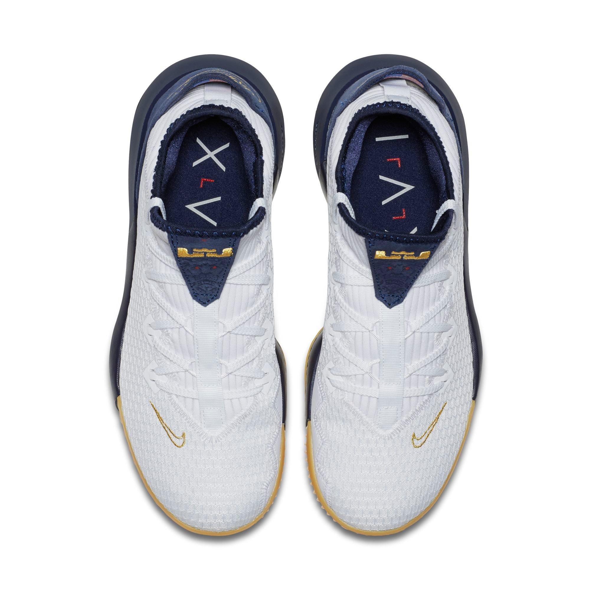 navy blue lebron 16
