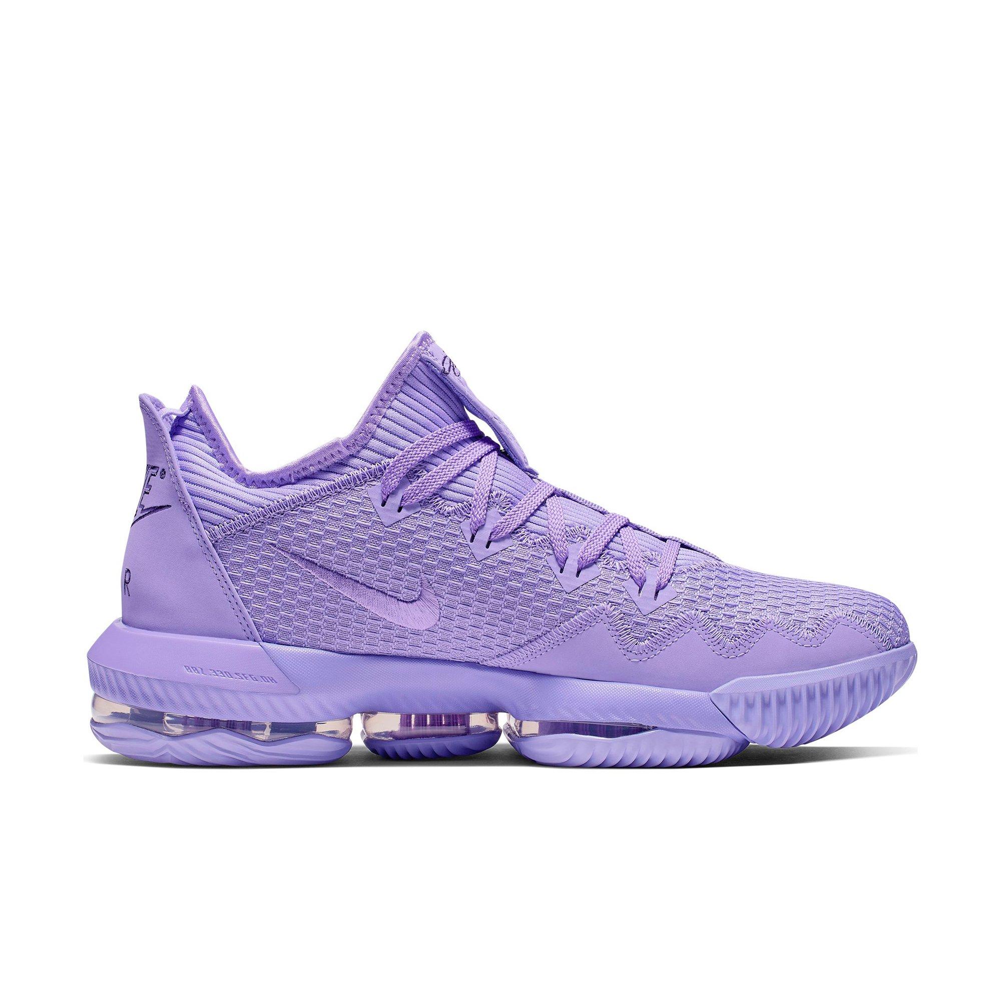 lebron james purple sneakers