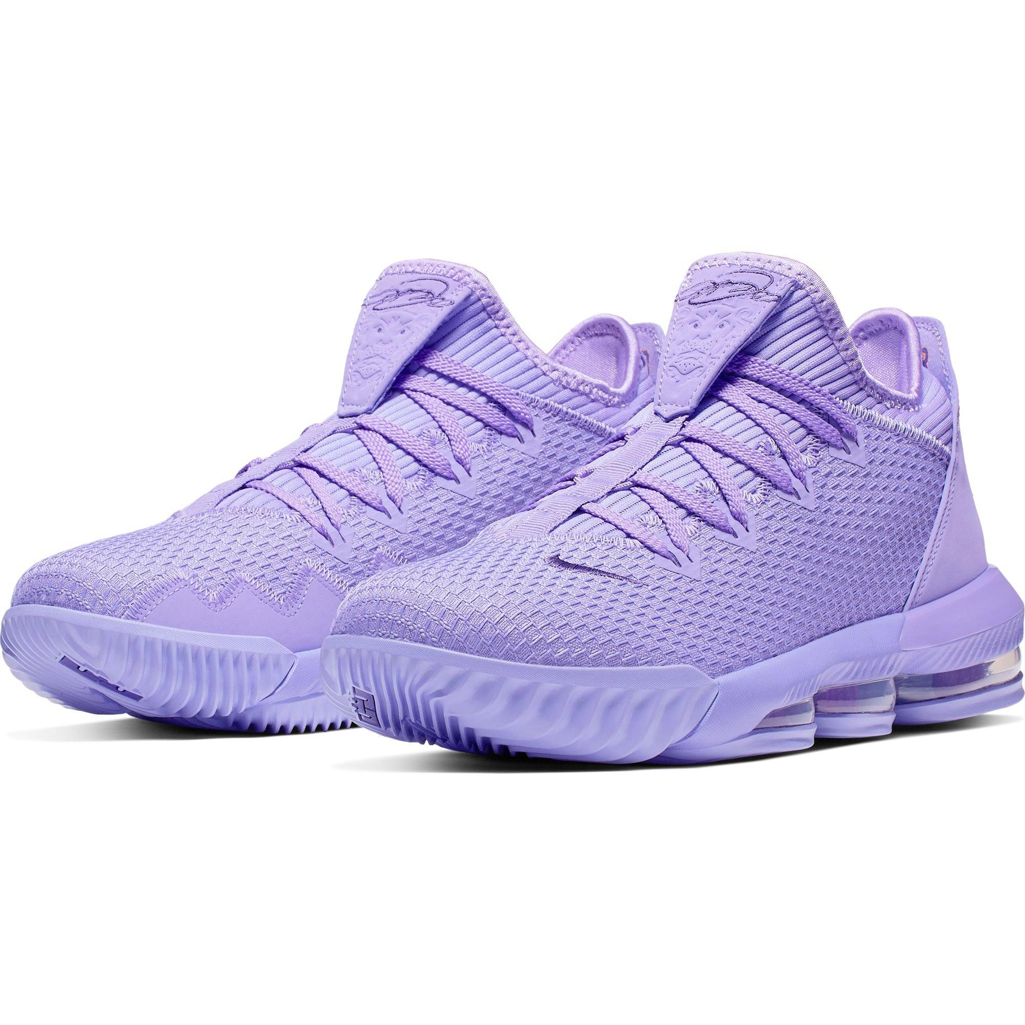 lebron shoes 16 purple