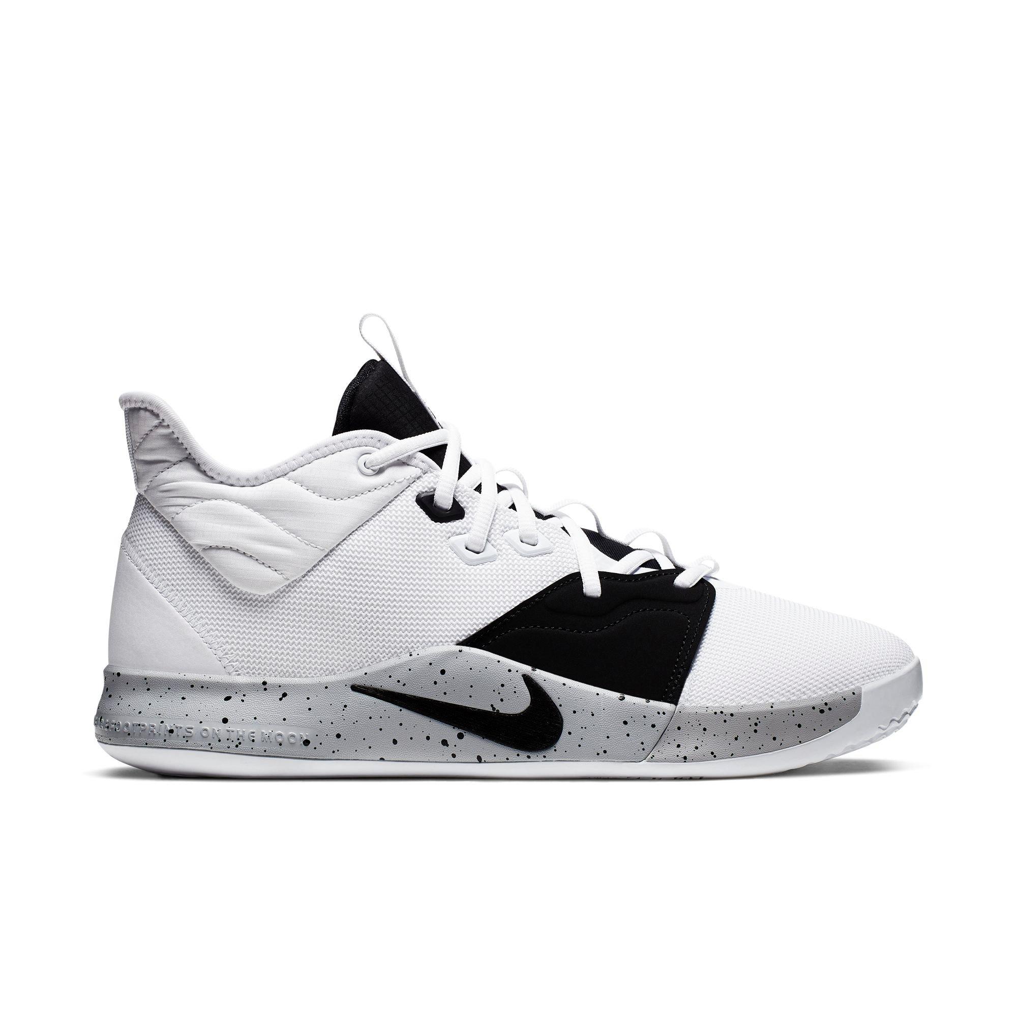 nike pg 3 black and white