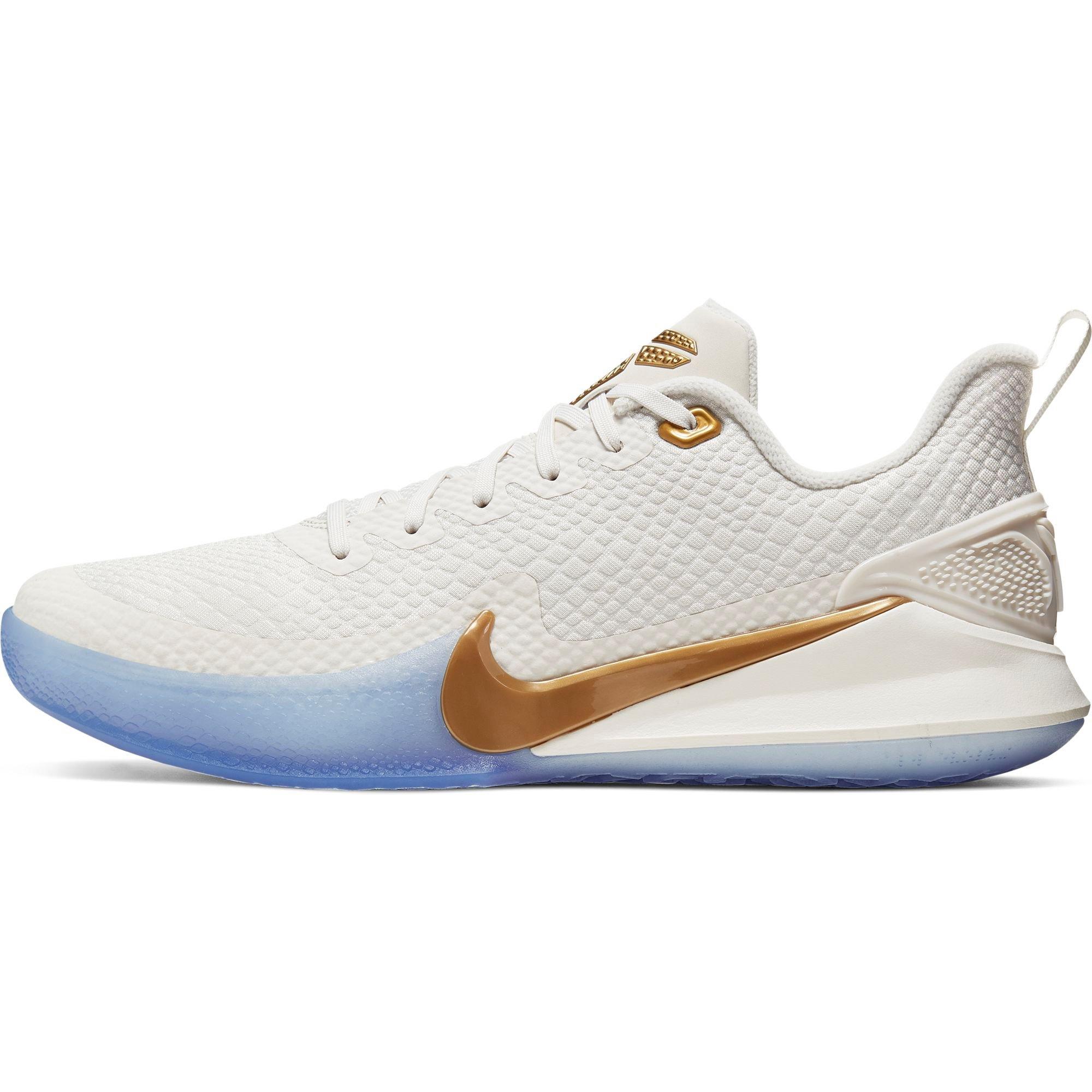 nike kobe mamba focus white gold