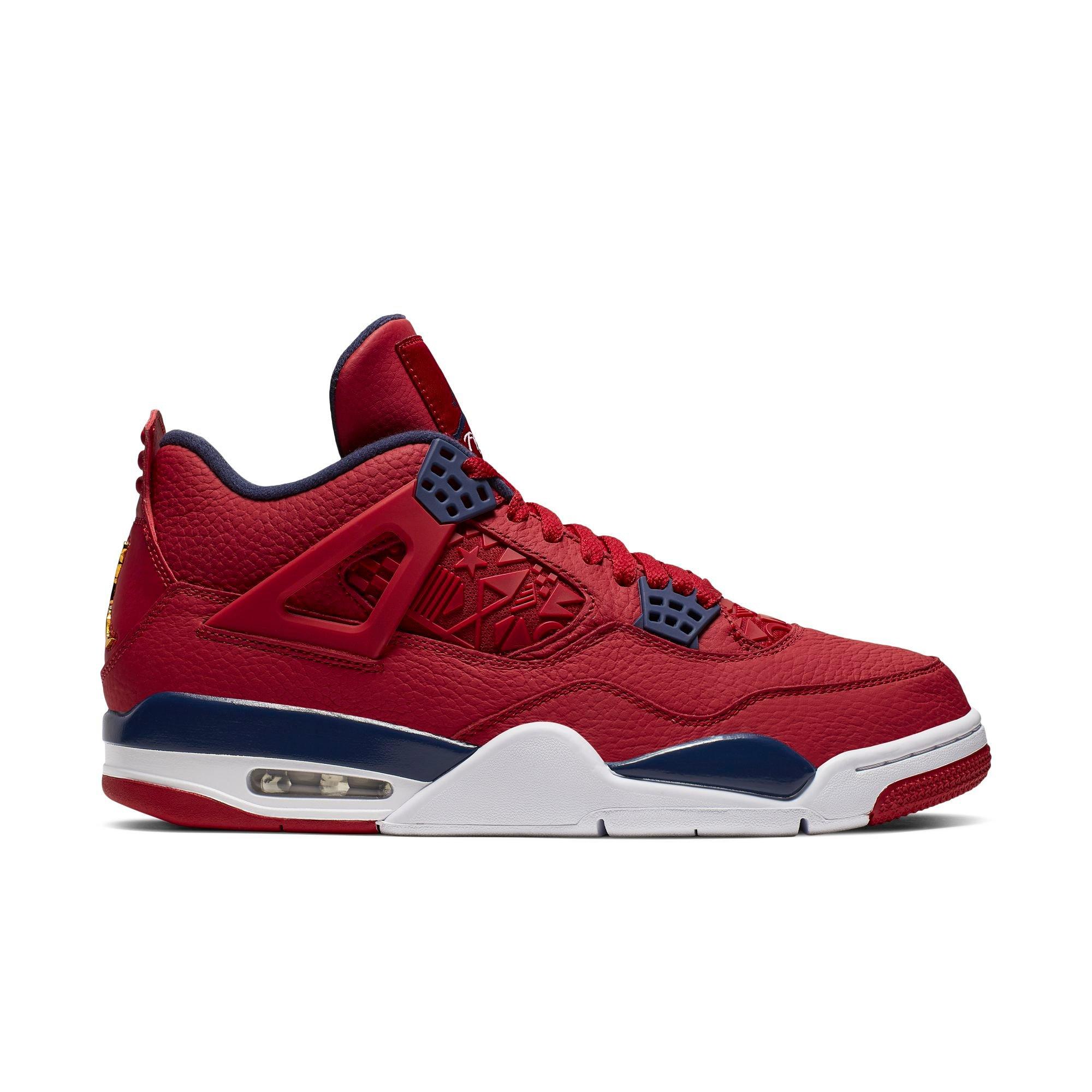 all red retro 4