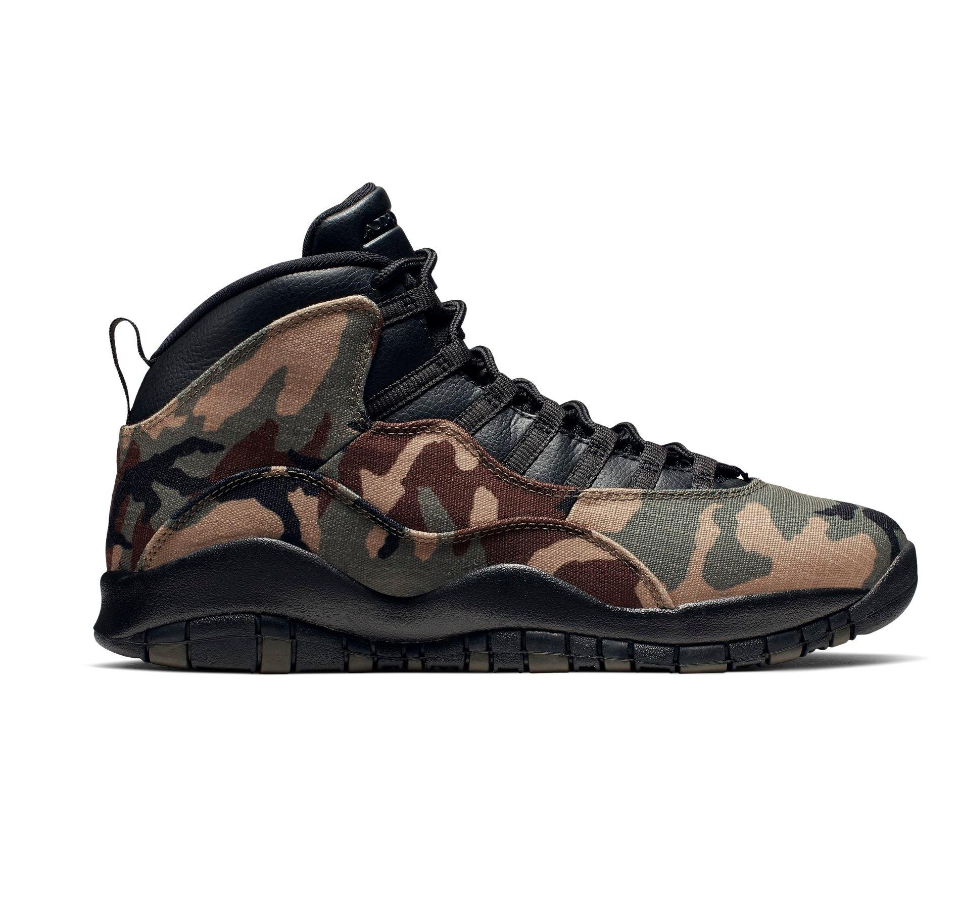 Camo jordan clearance 10 release date