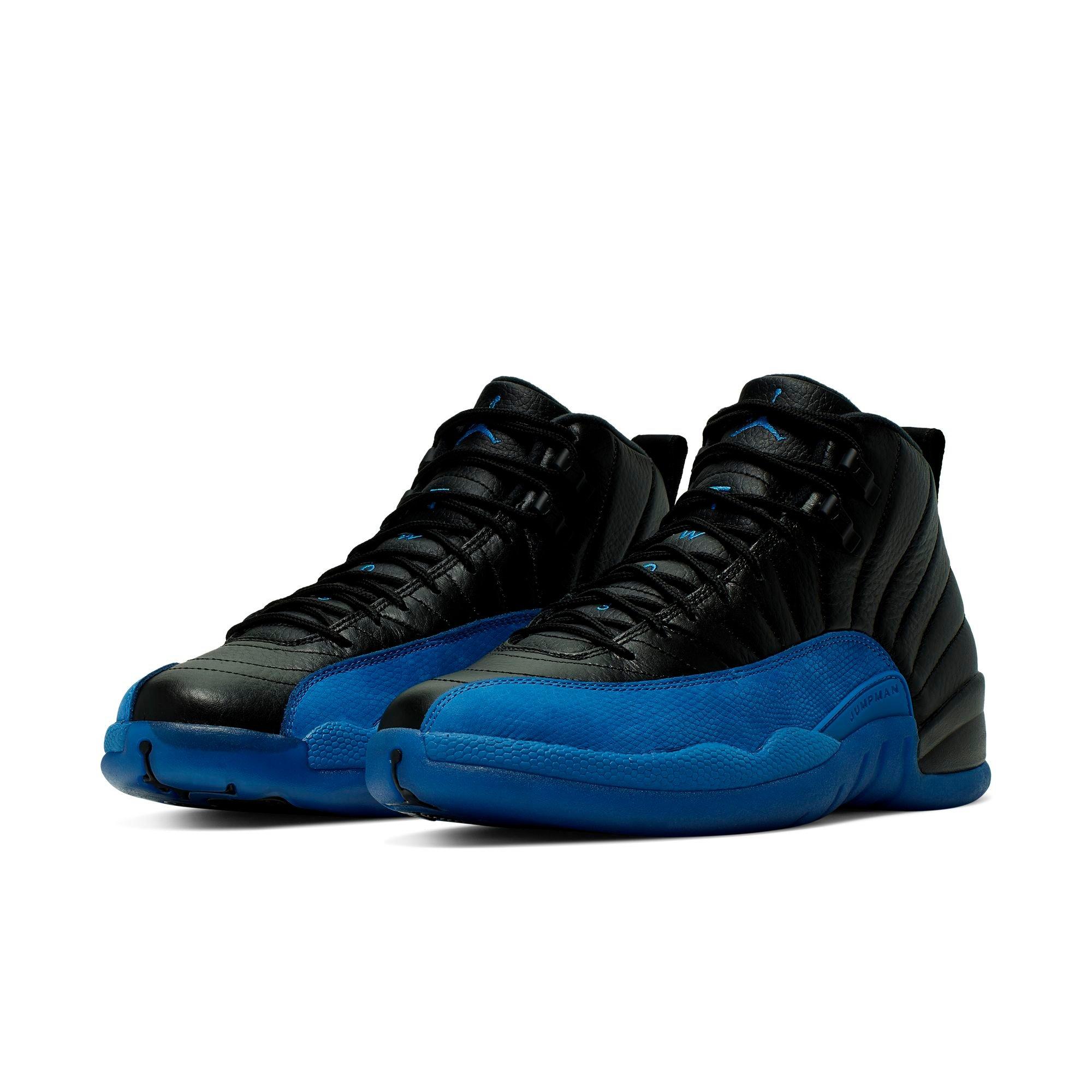 retro 12s black and blue