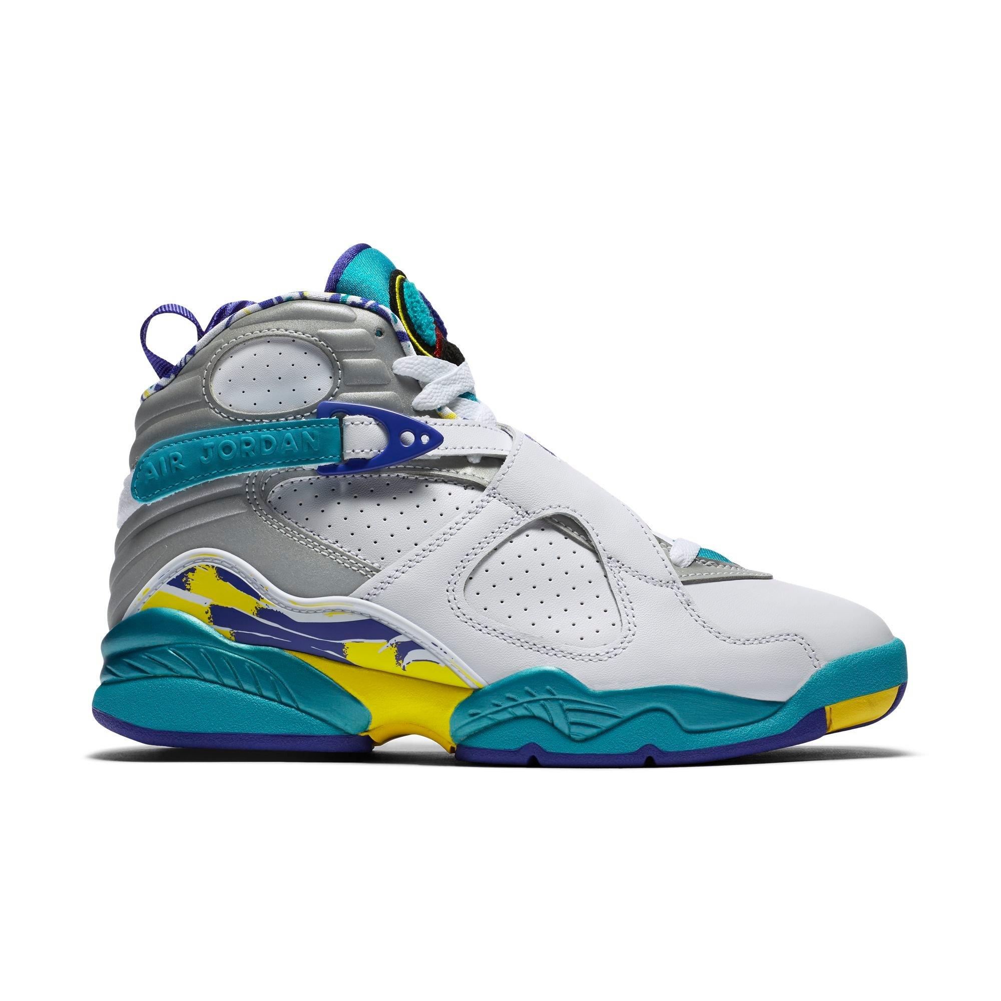 jordan 8 retro aqua women's shoe