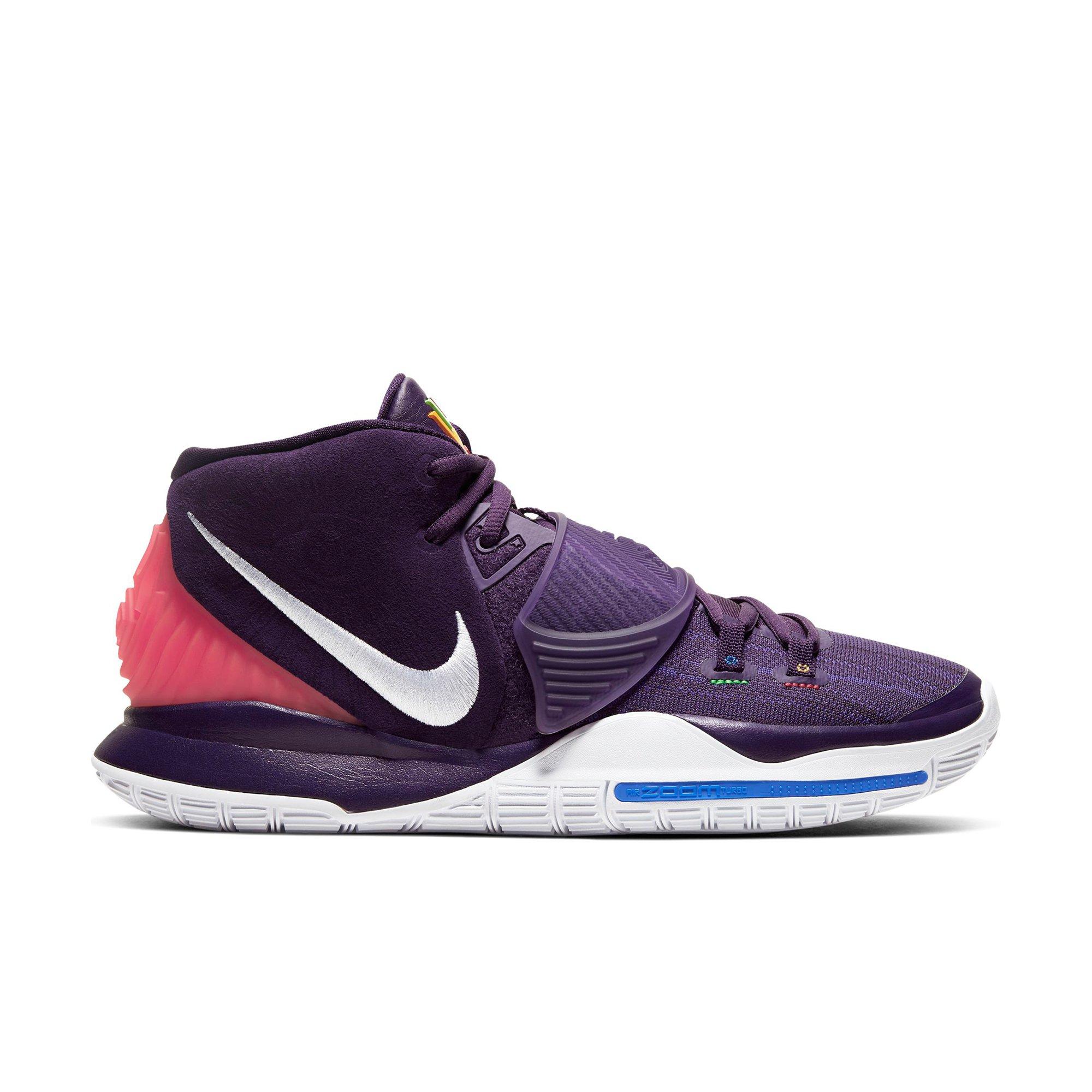 kyrie 5 purple and white