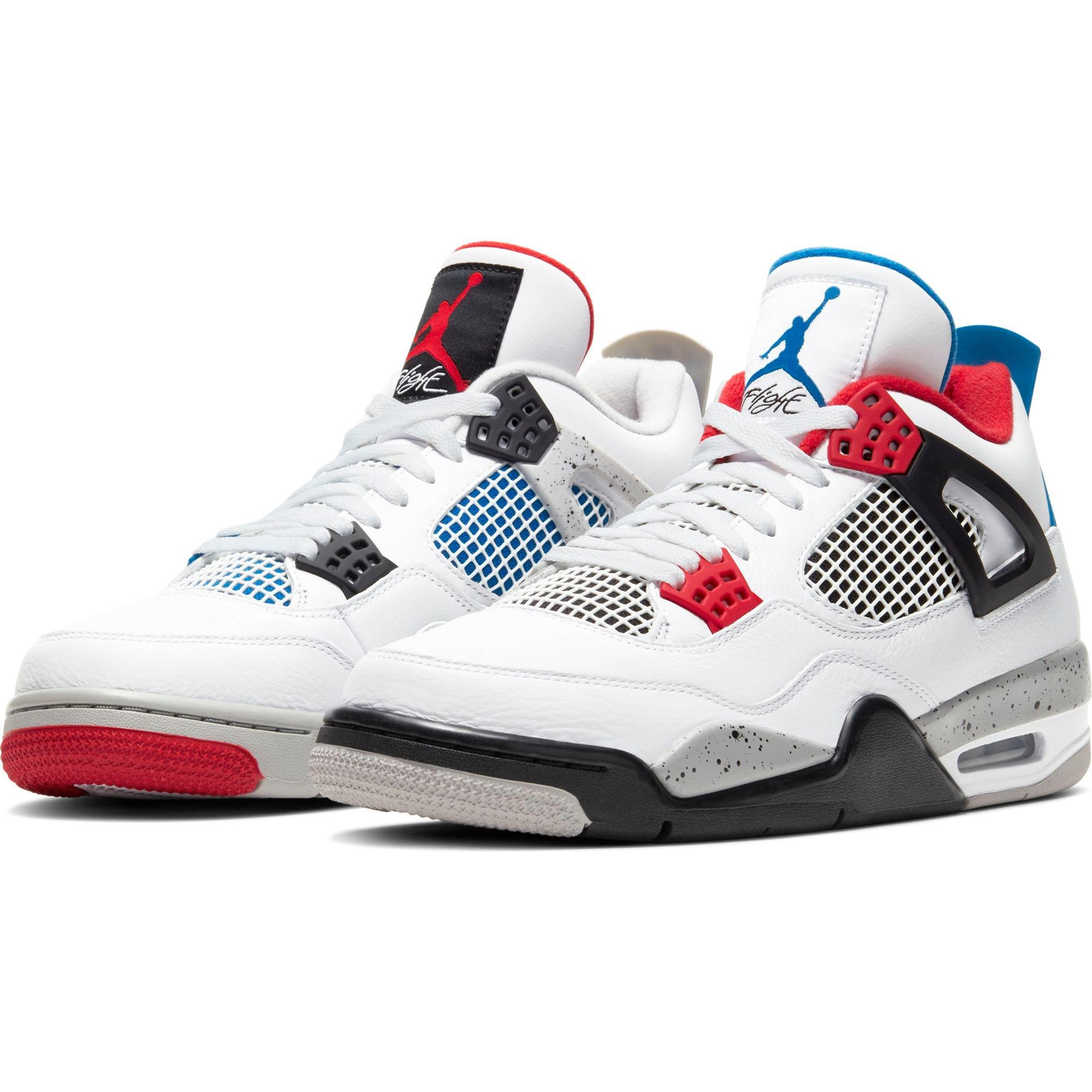 jordan 4 red and white and blue