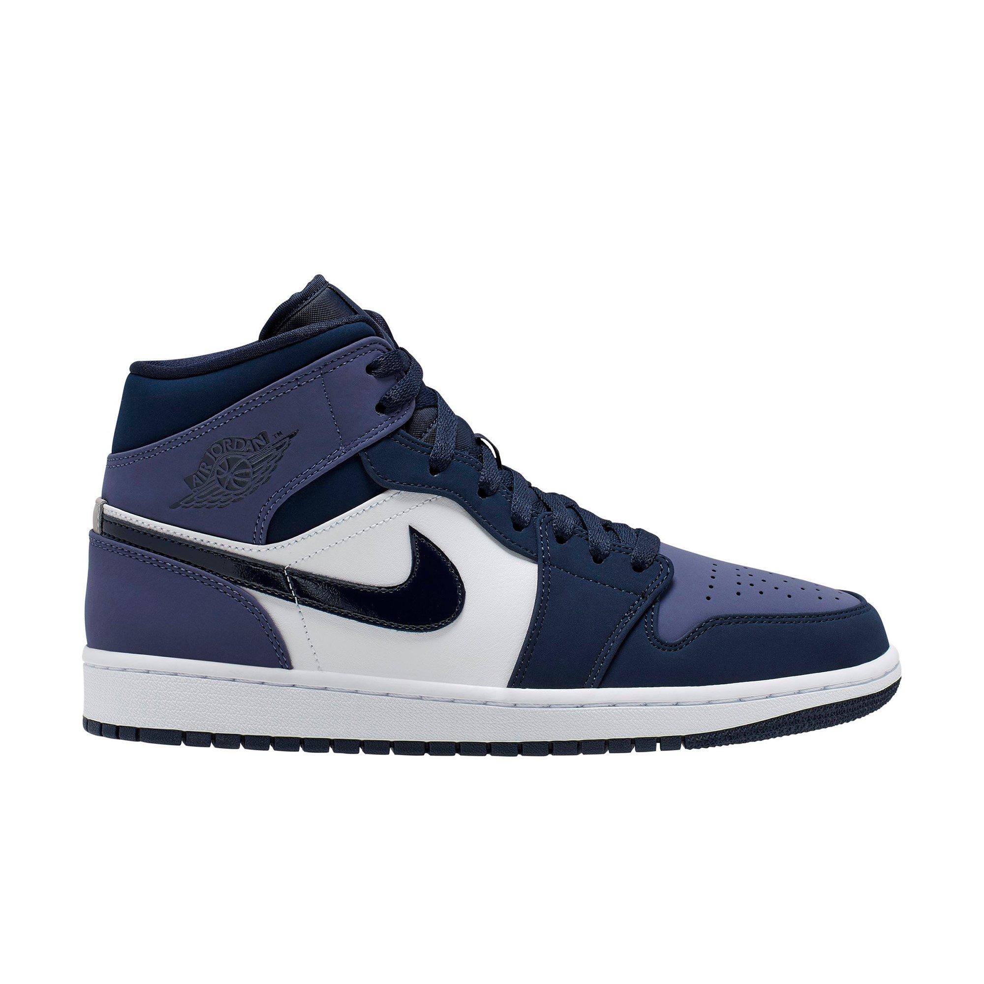 jordan 1s navy blue and white