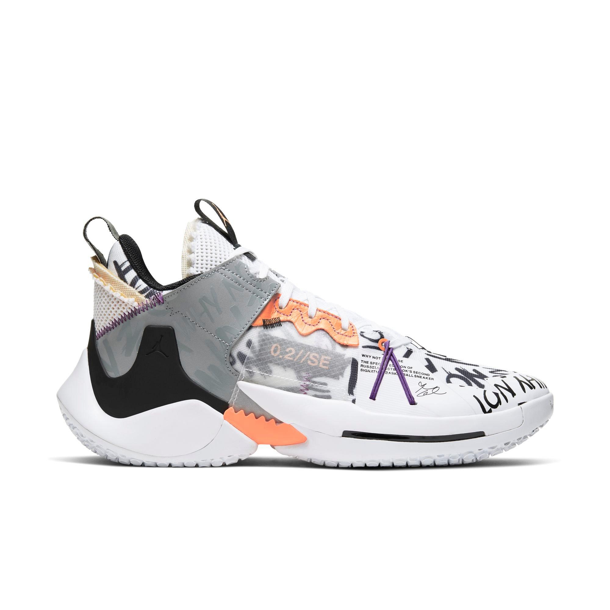 Jordan Why Not Zer0 2 Se White Orange Pulse Men S Basketball