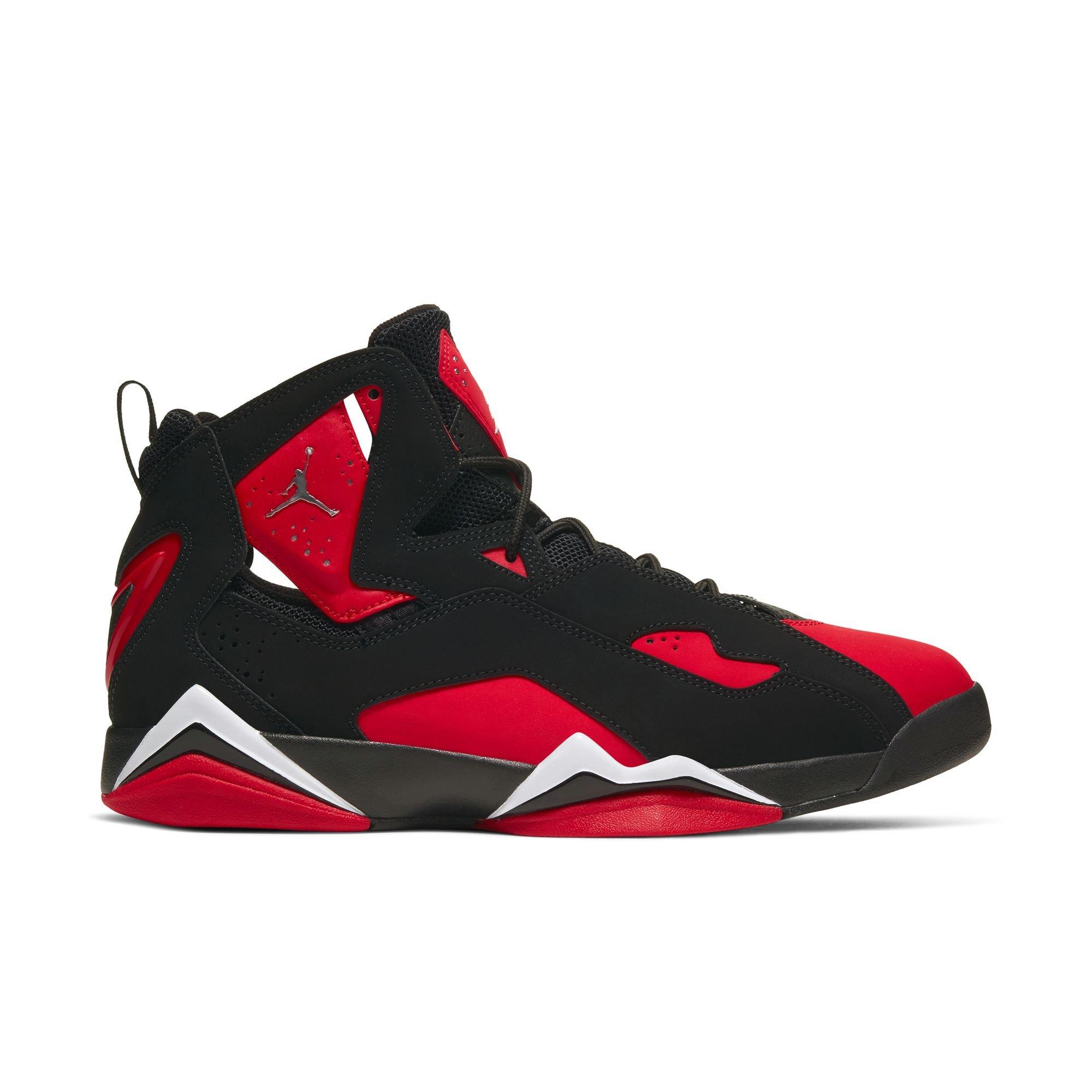 black red and white jordan 7