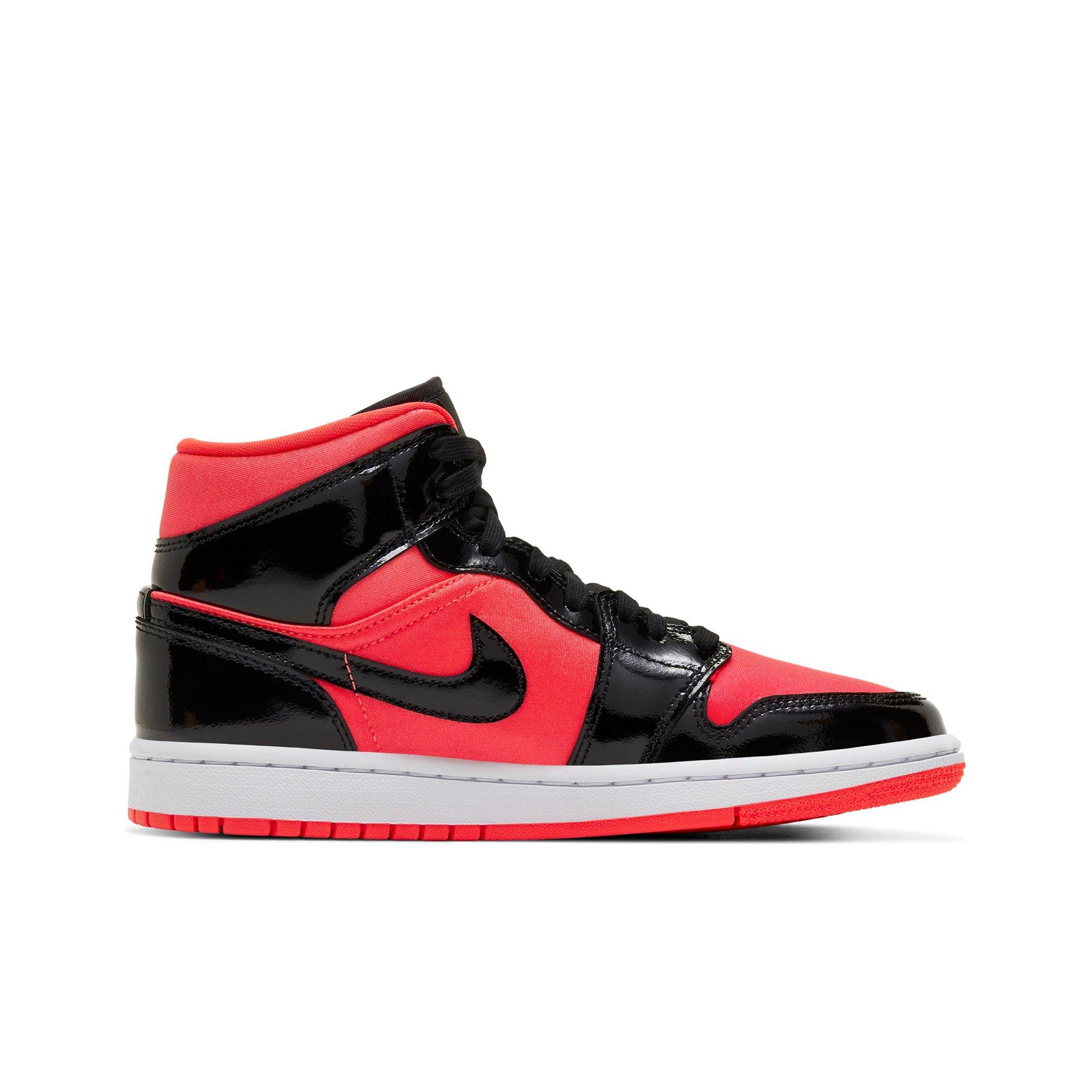 air jordan 1 mid satin red