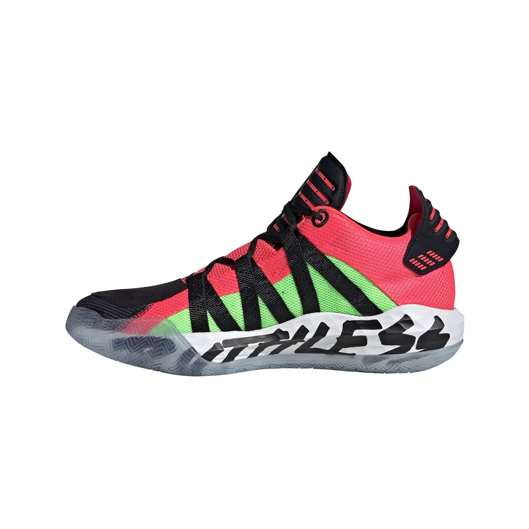 adidas black and red basketball shoes