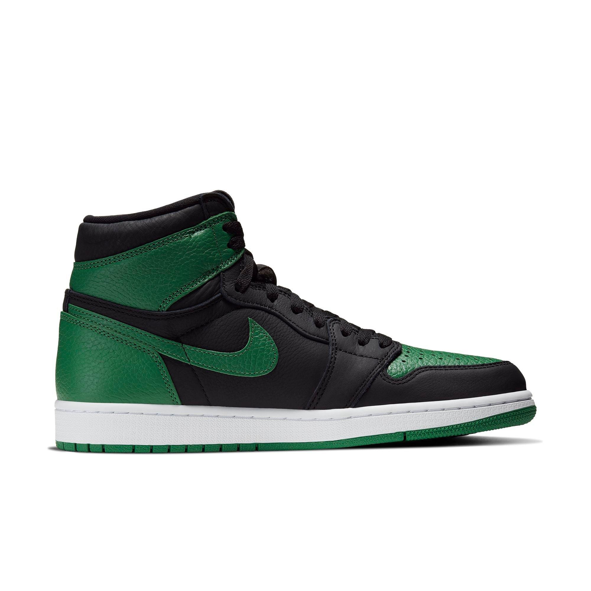 green toe jordan 1 grade school