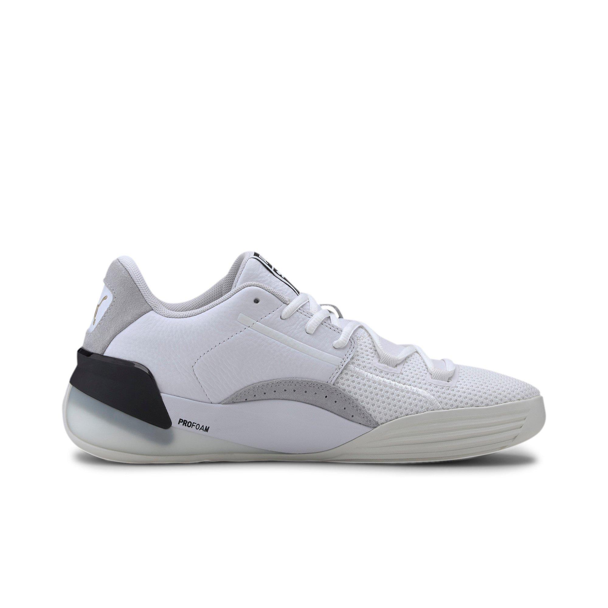 puma clyde white basketball