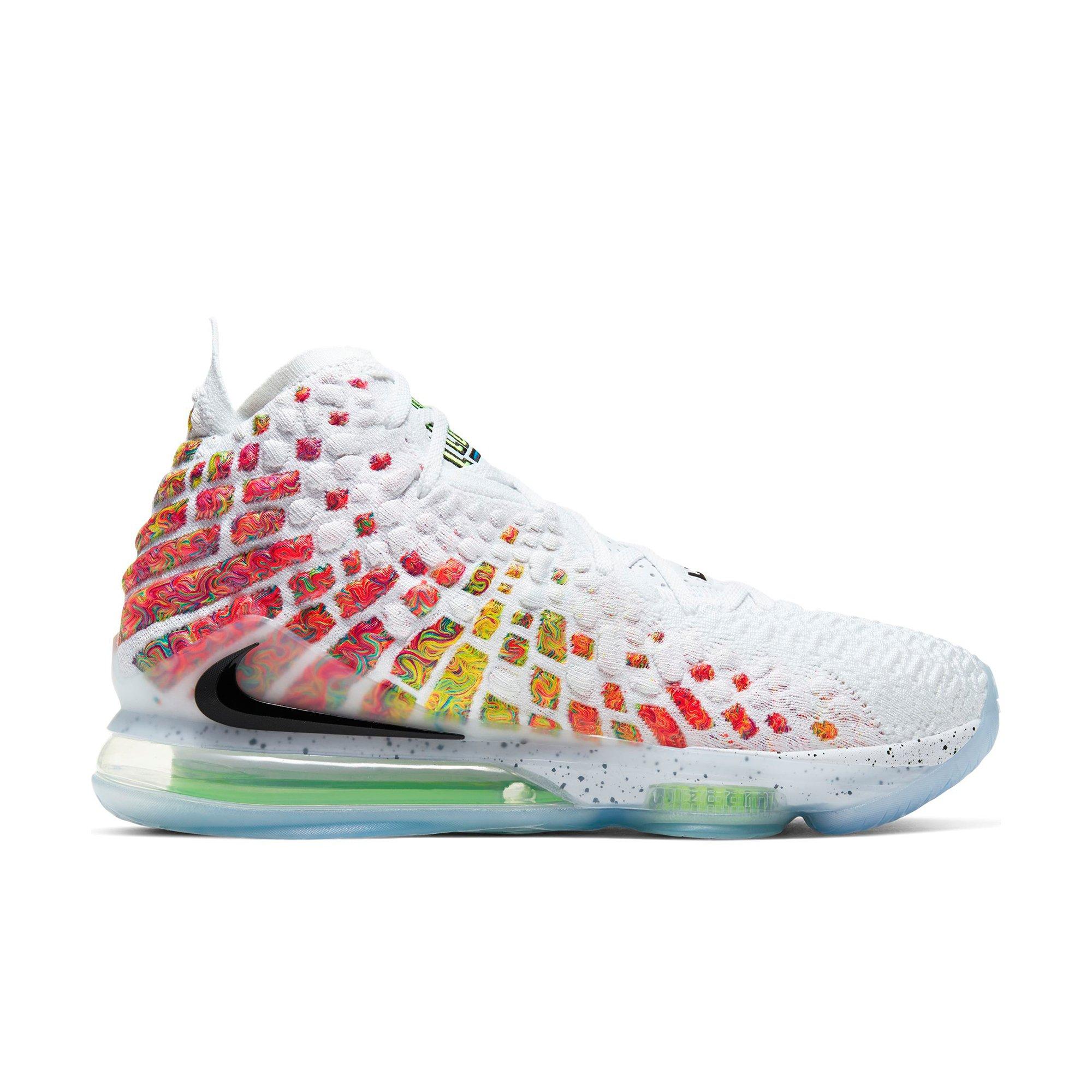 lebron multicolor shoes