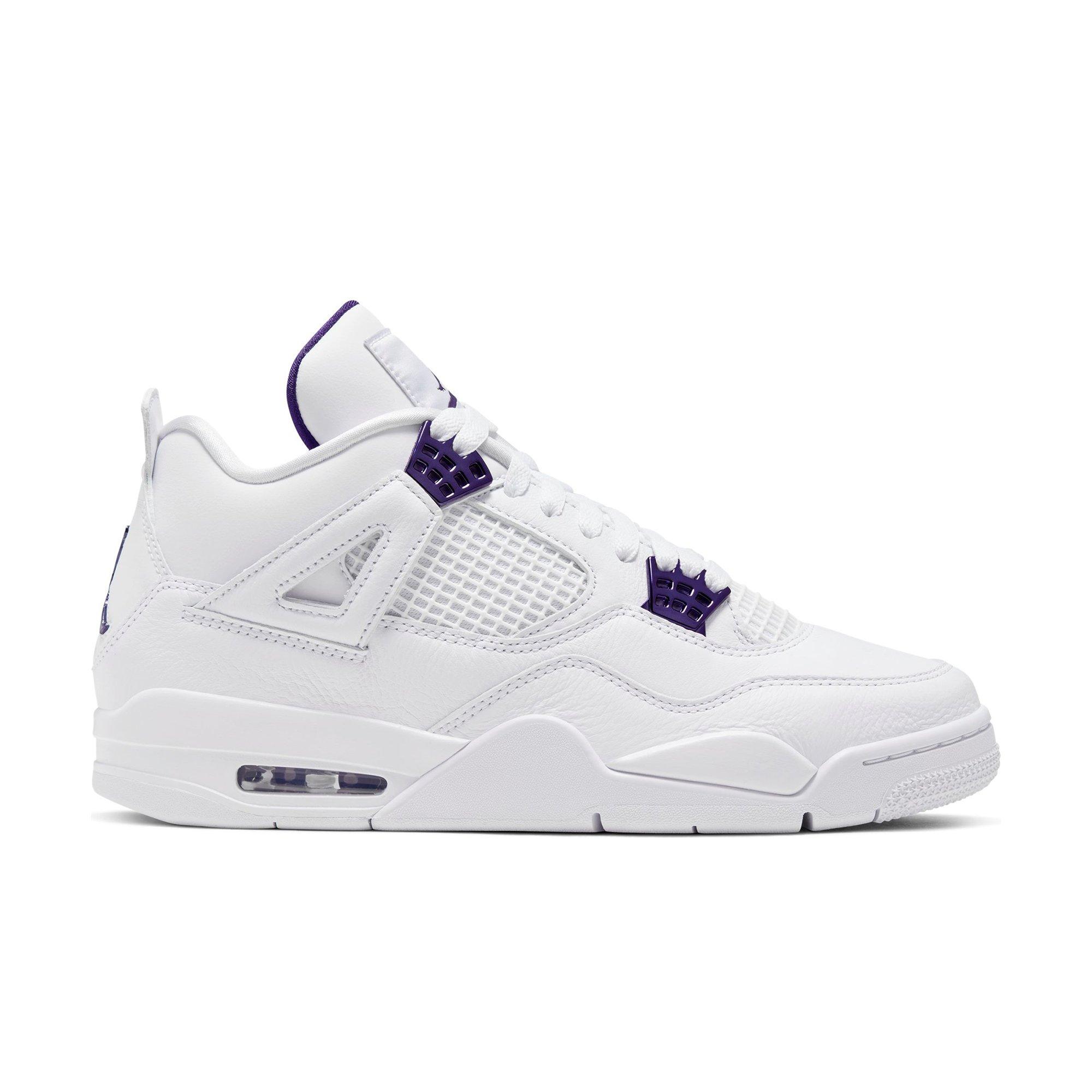 purple white jordans