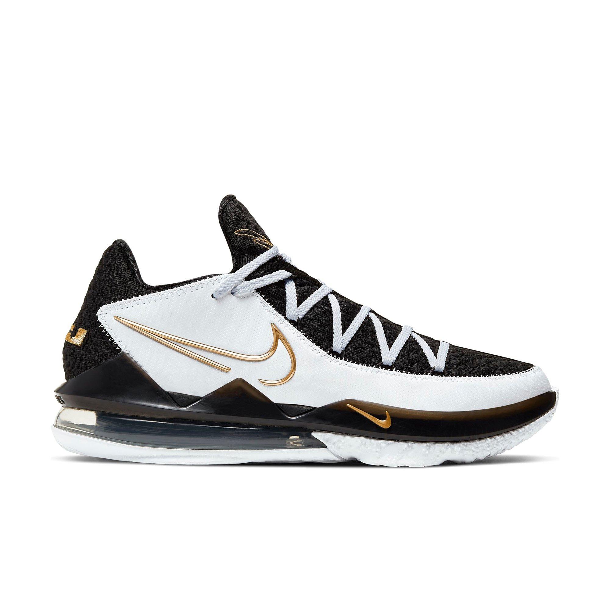 lebron black and white shoes