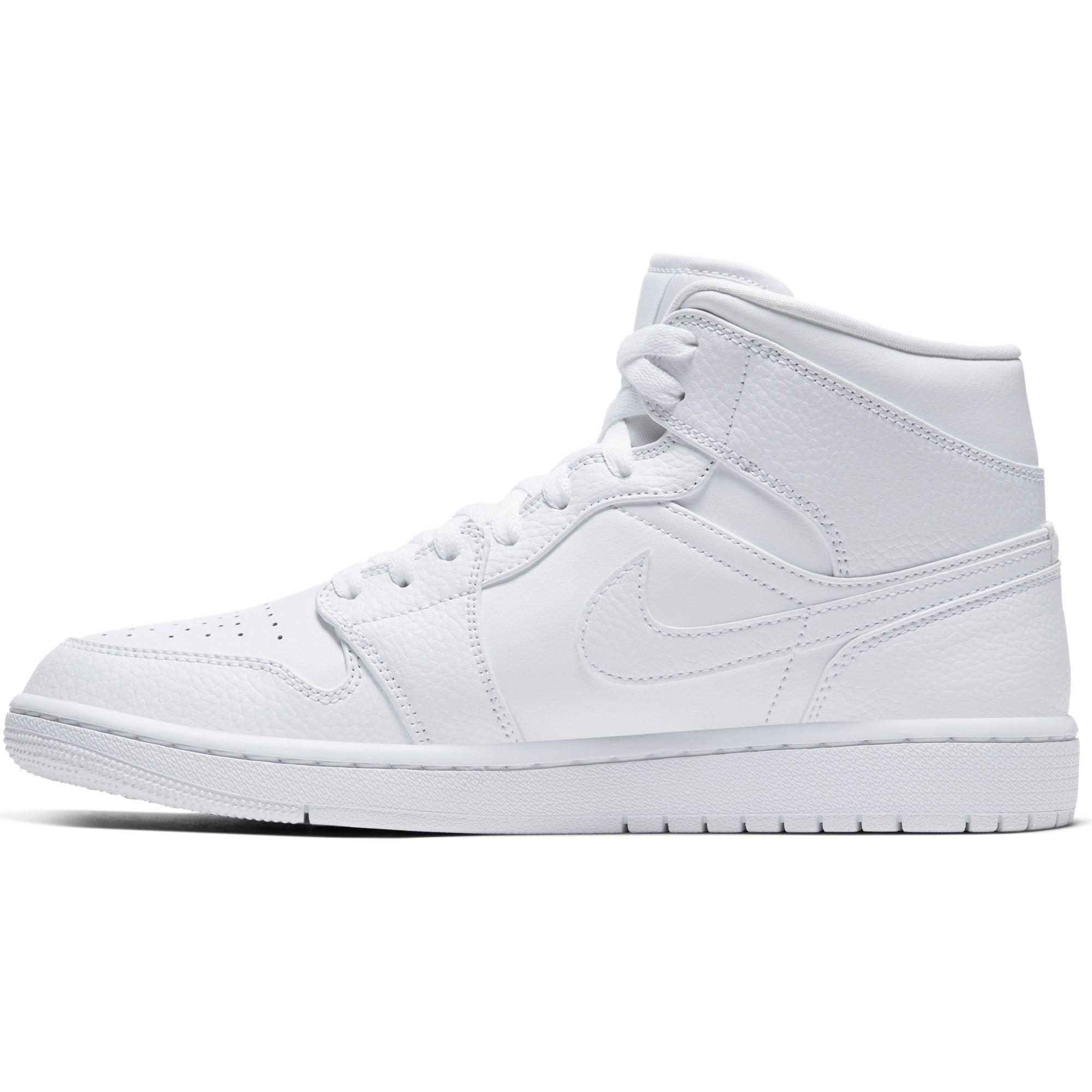 all white jordan high tops