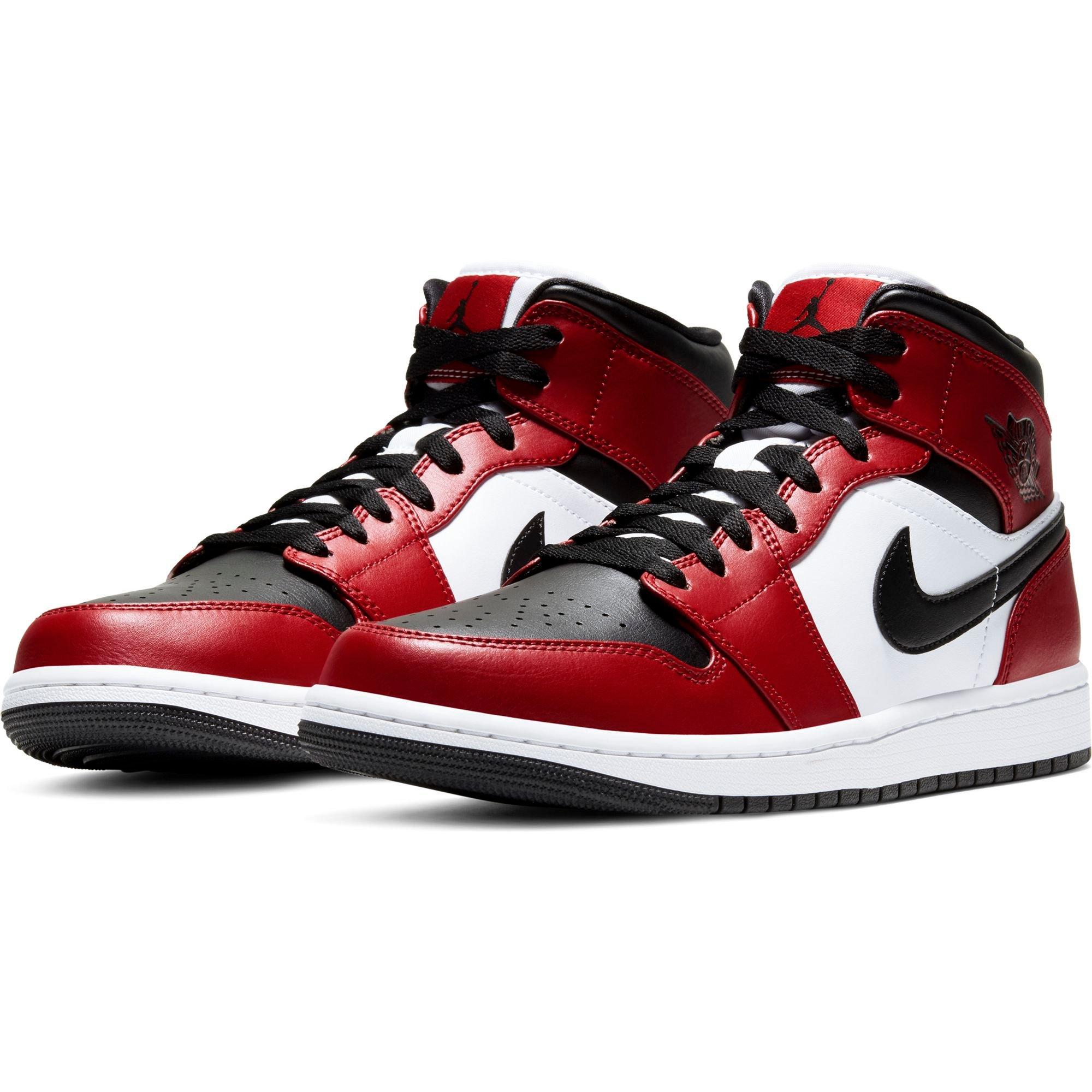 aj 1 mid gym red