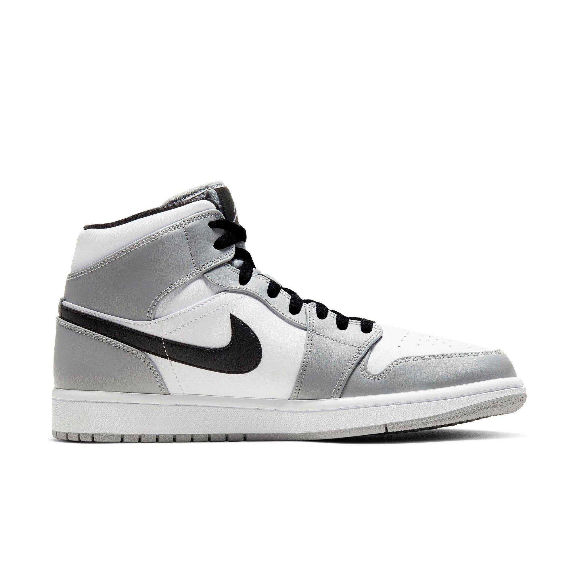 grey and black jordan 1s