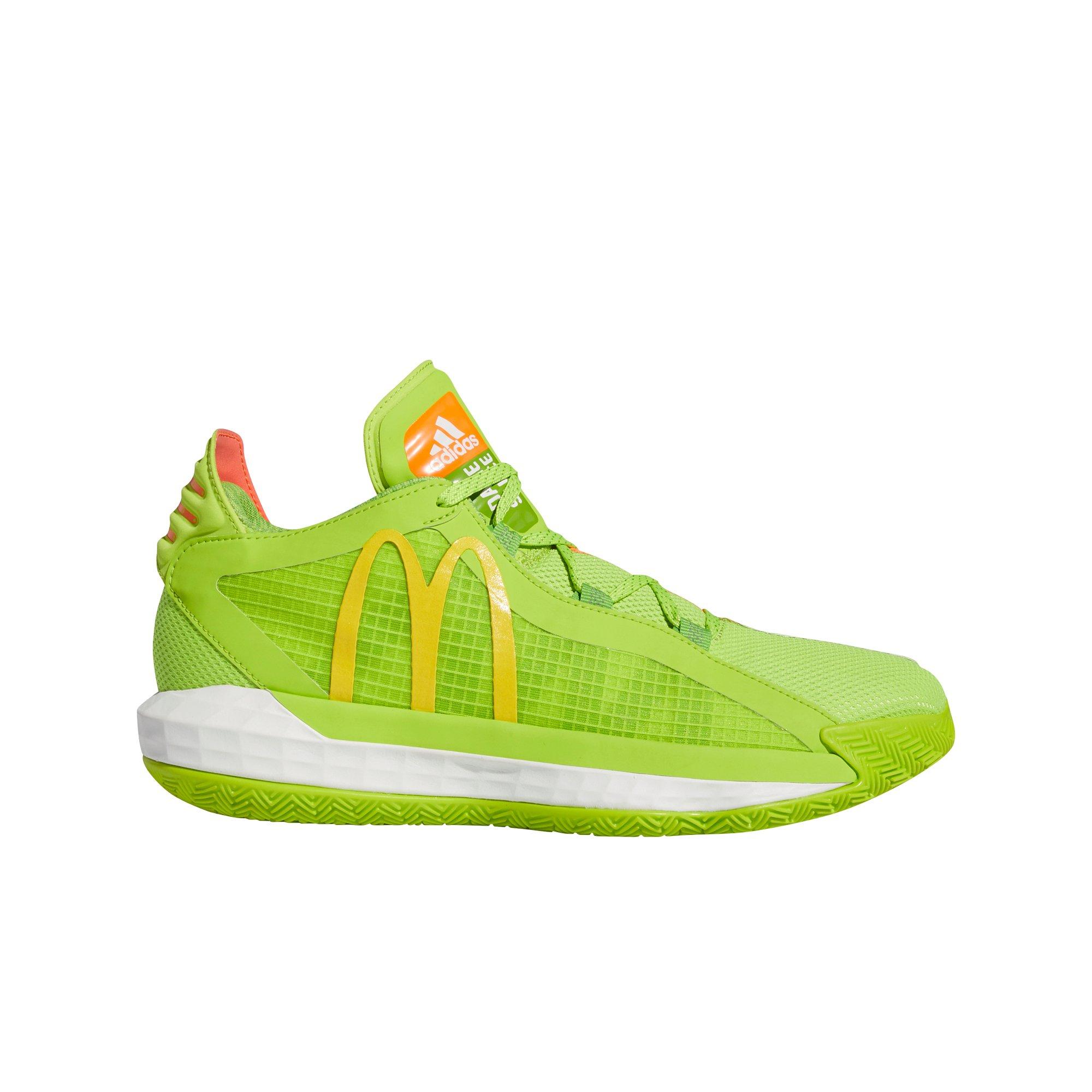 damian lillard neon green shoes