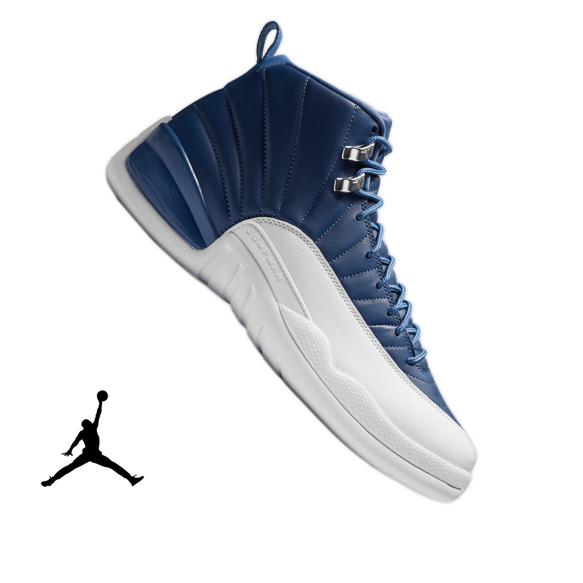 blue and yellow jordan 12