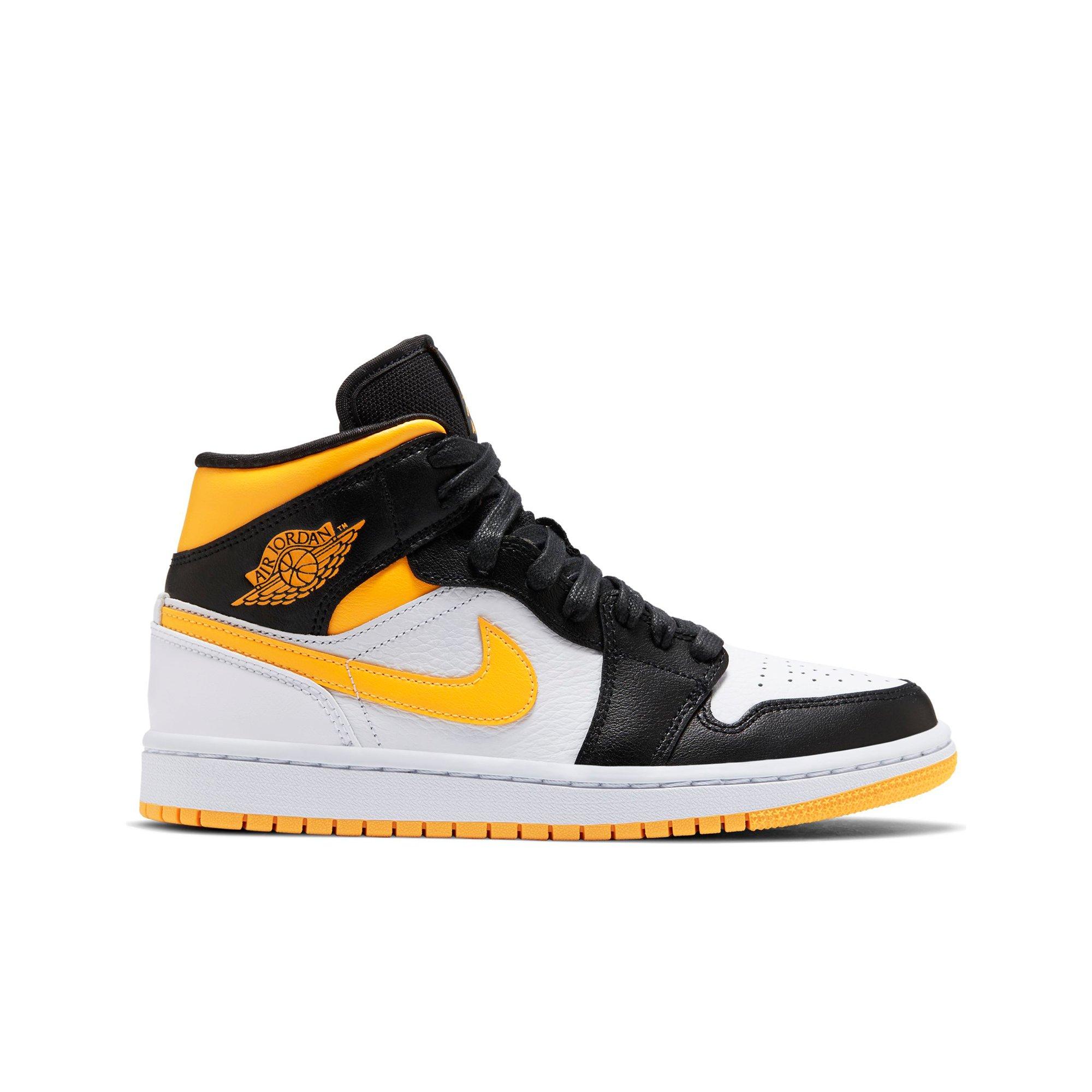 jordan 1 orange black and white