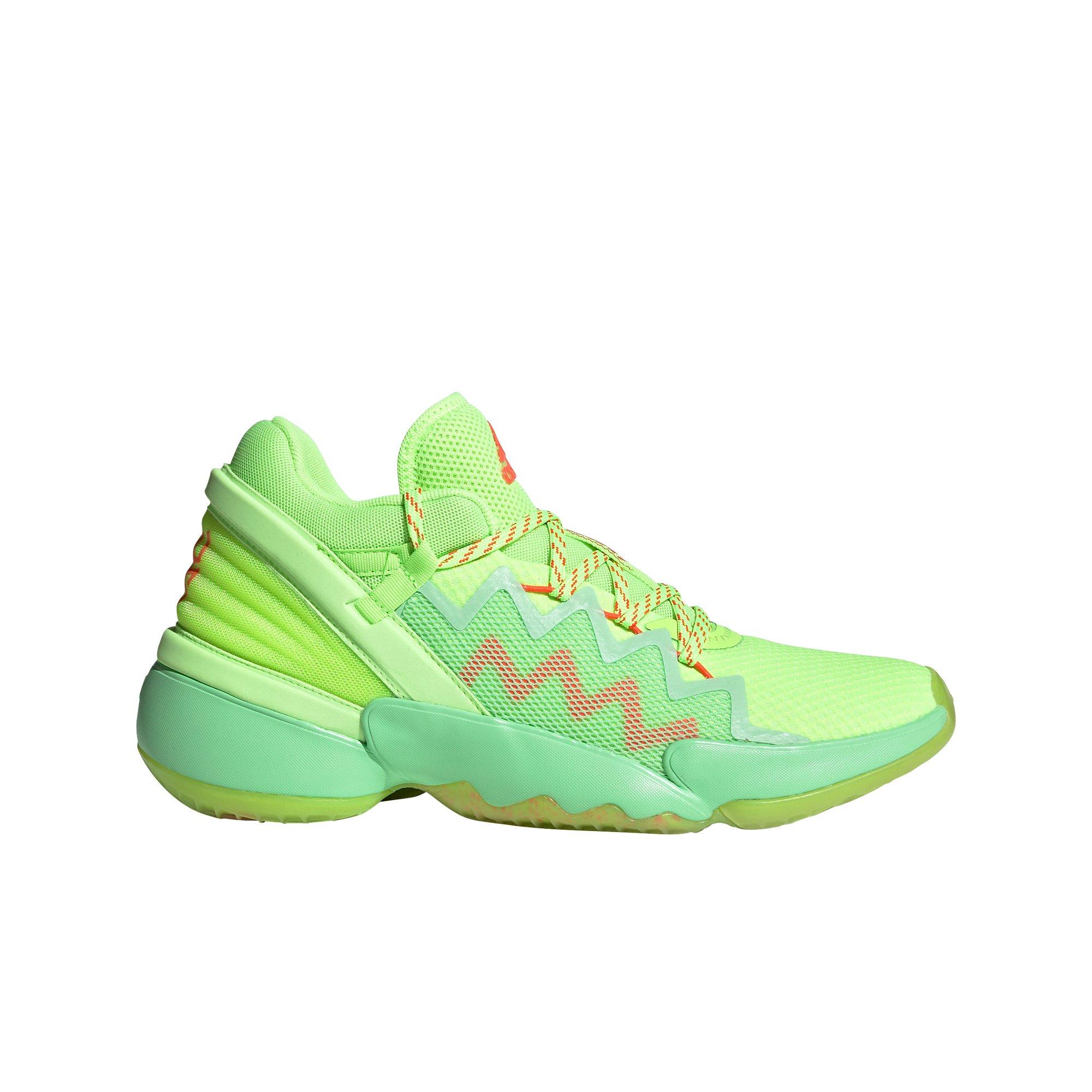 green adidas basketball shoes