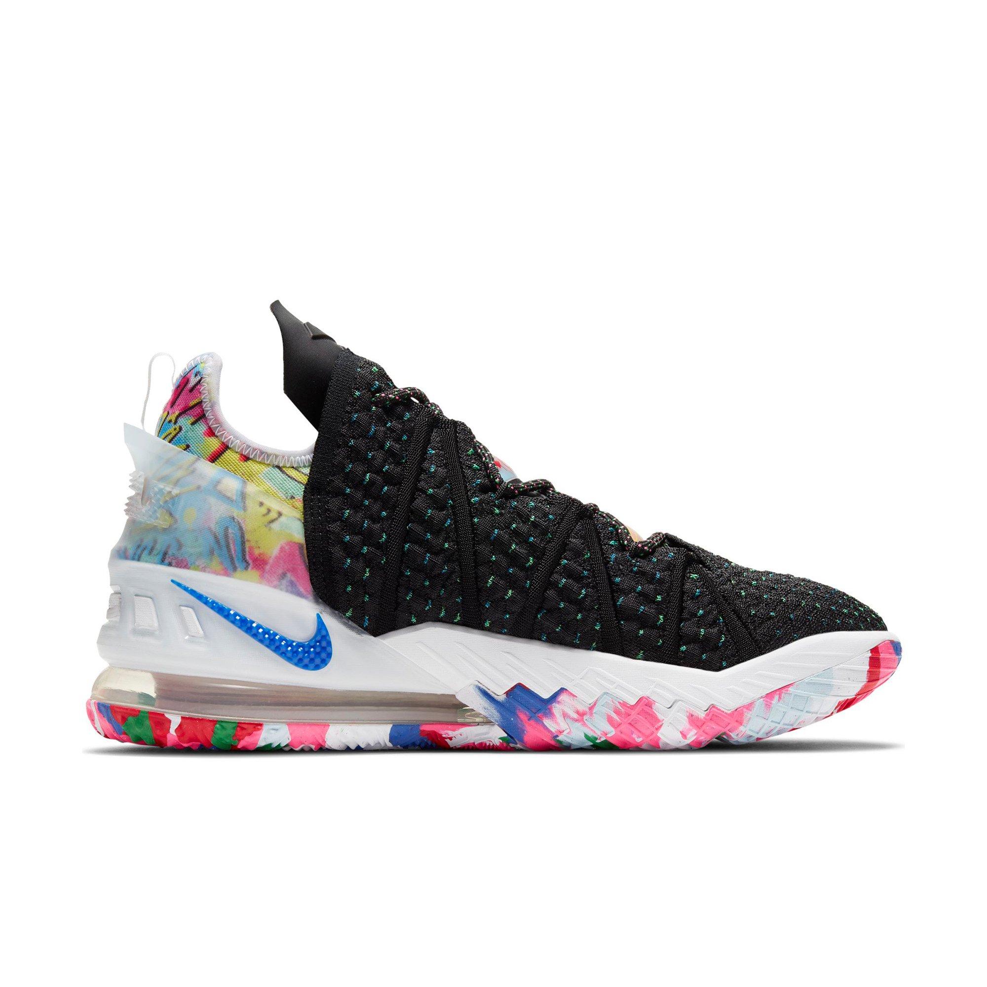 lebron shoes rainbow