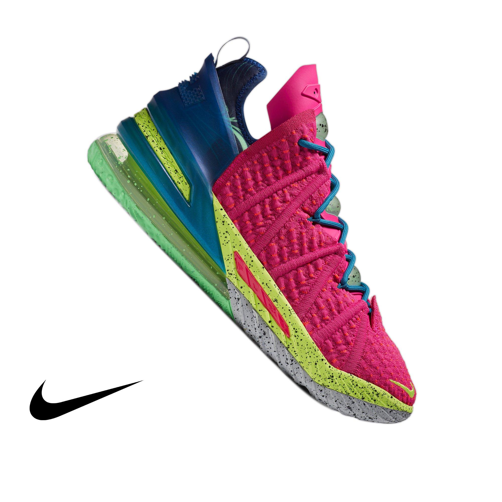 pink basketball shoes mens