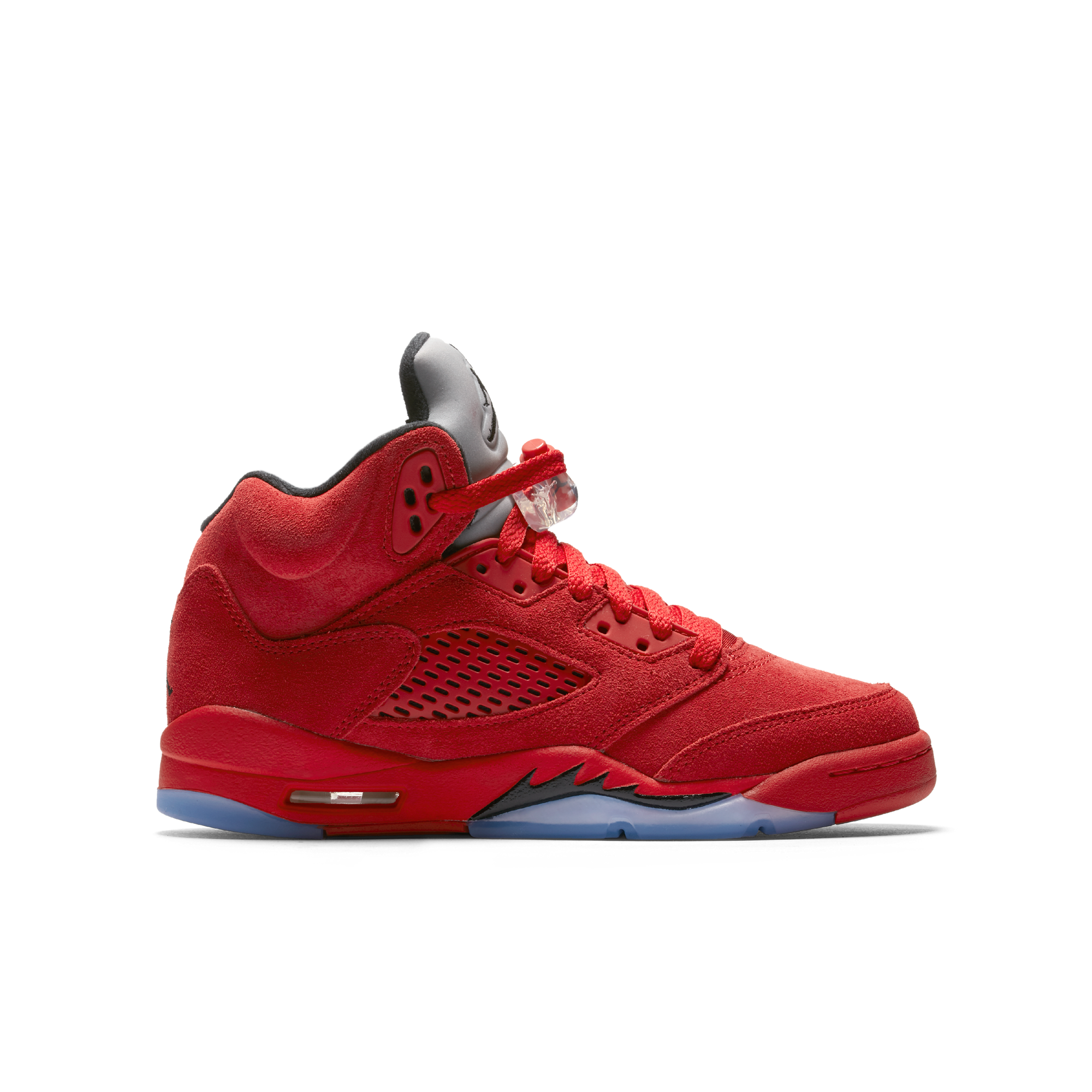 jordan v red suede