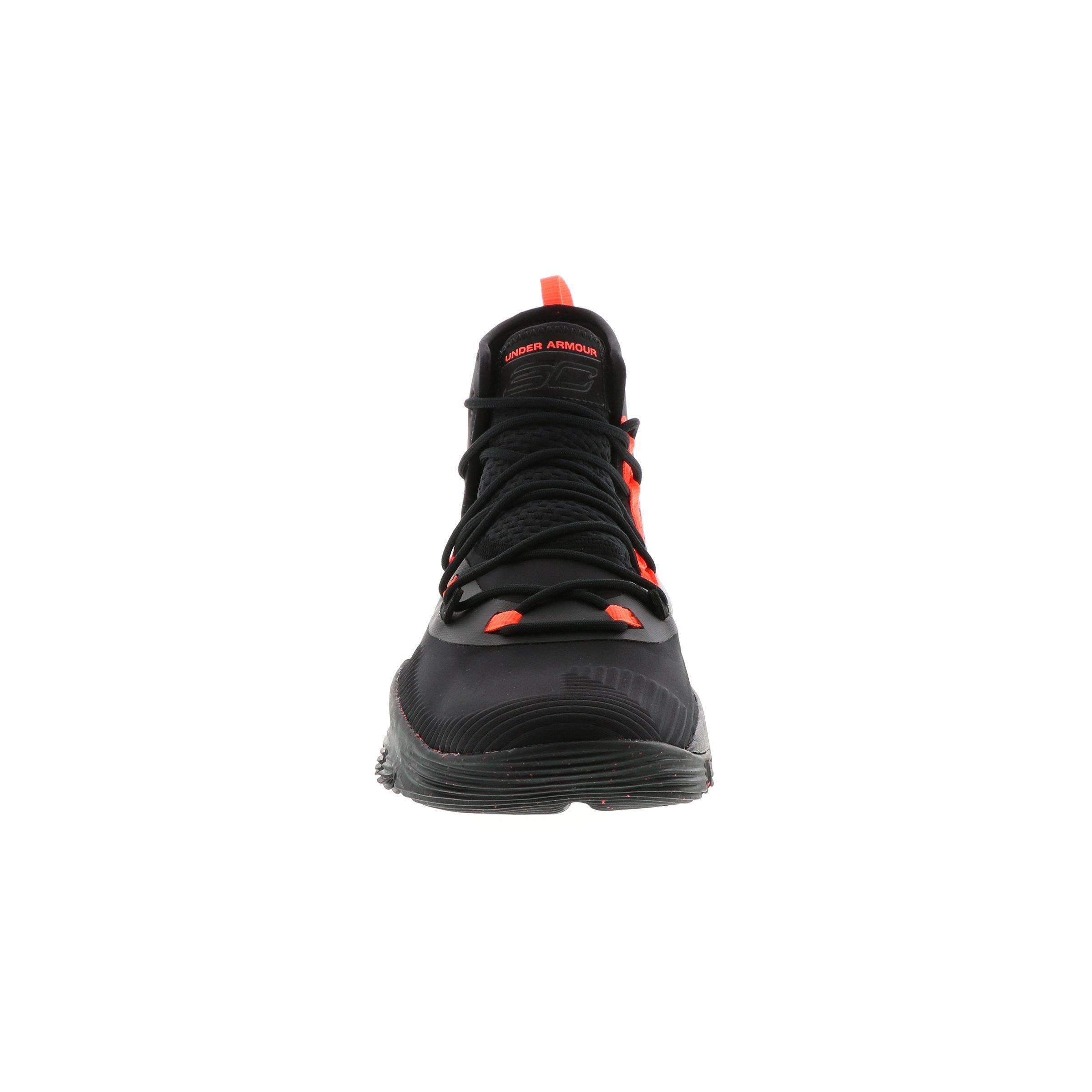 black and orange stephen curry shoes
