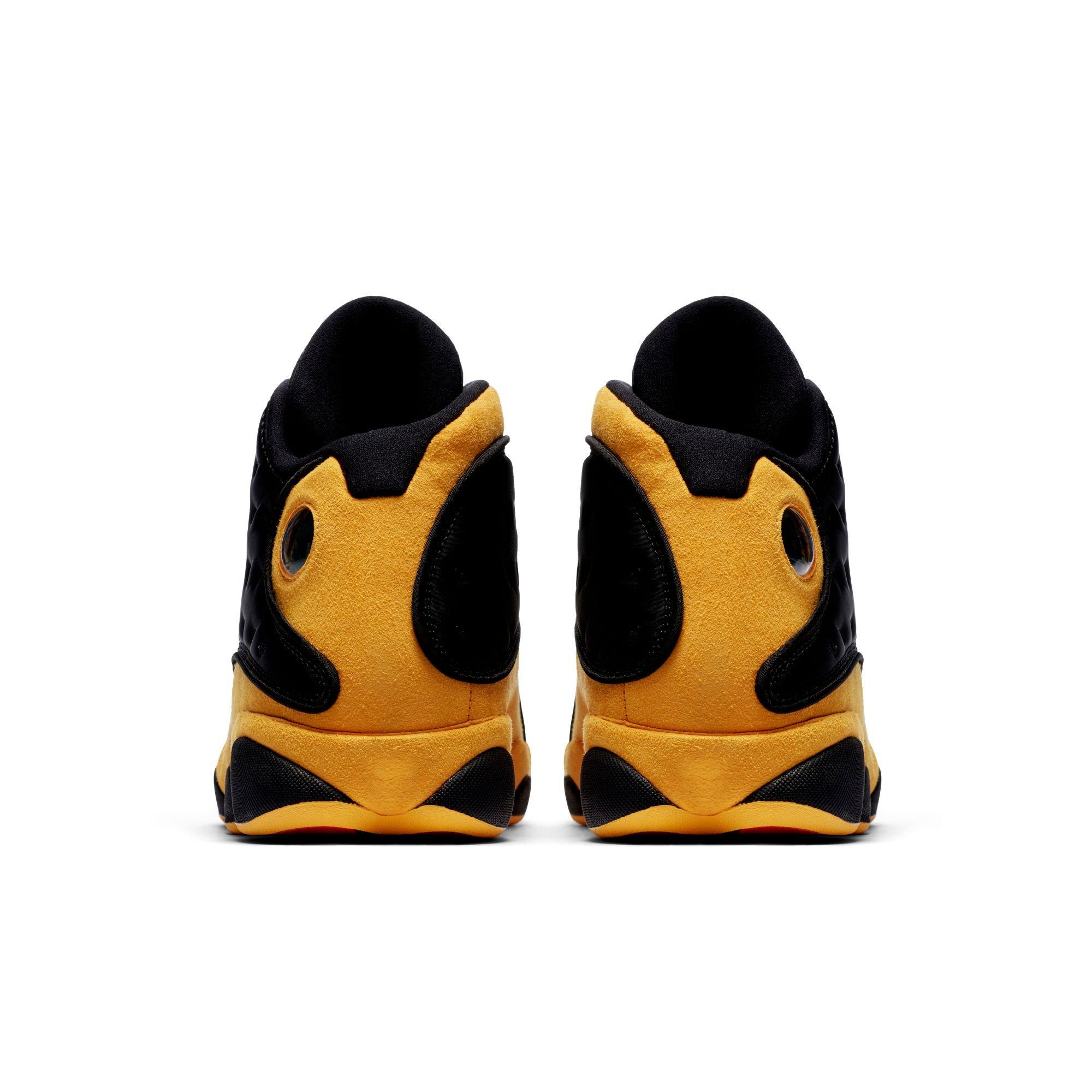 jordan 13 black university gold
