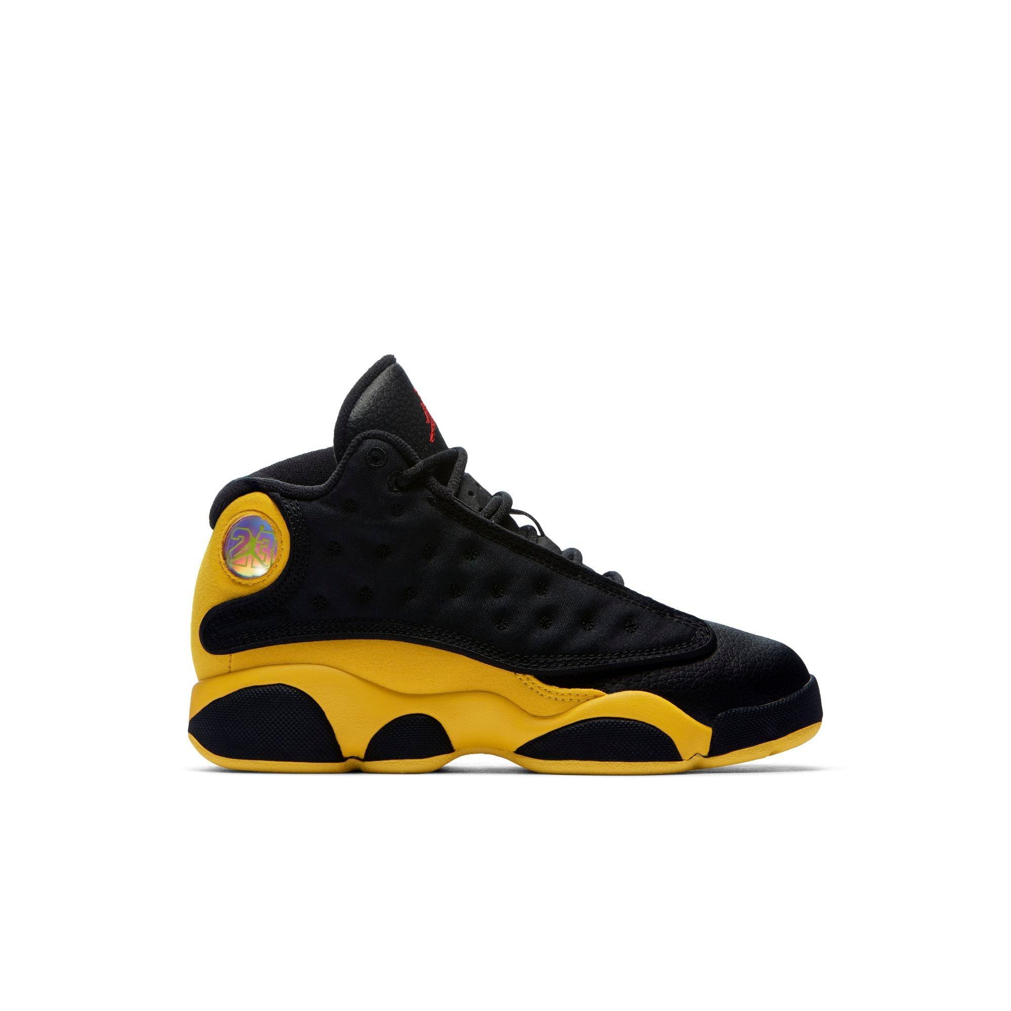 jordan 13 black university gold