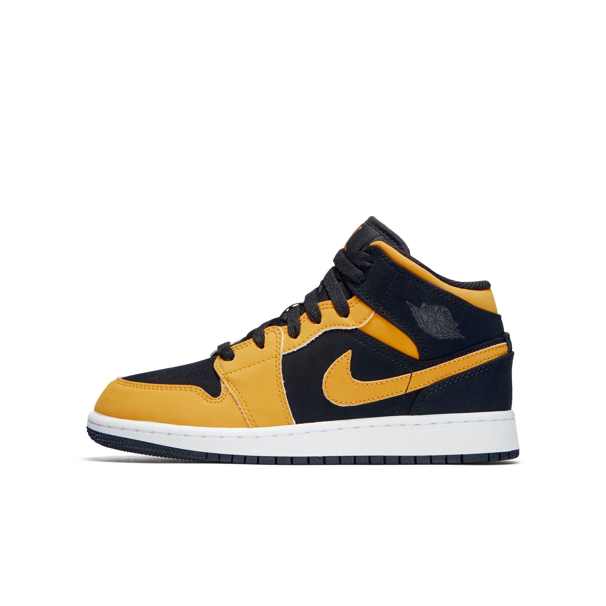 retro 1 yellow and black grade school